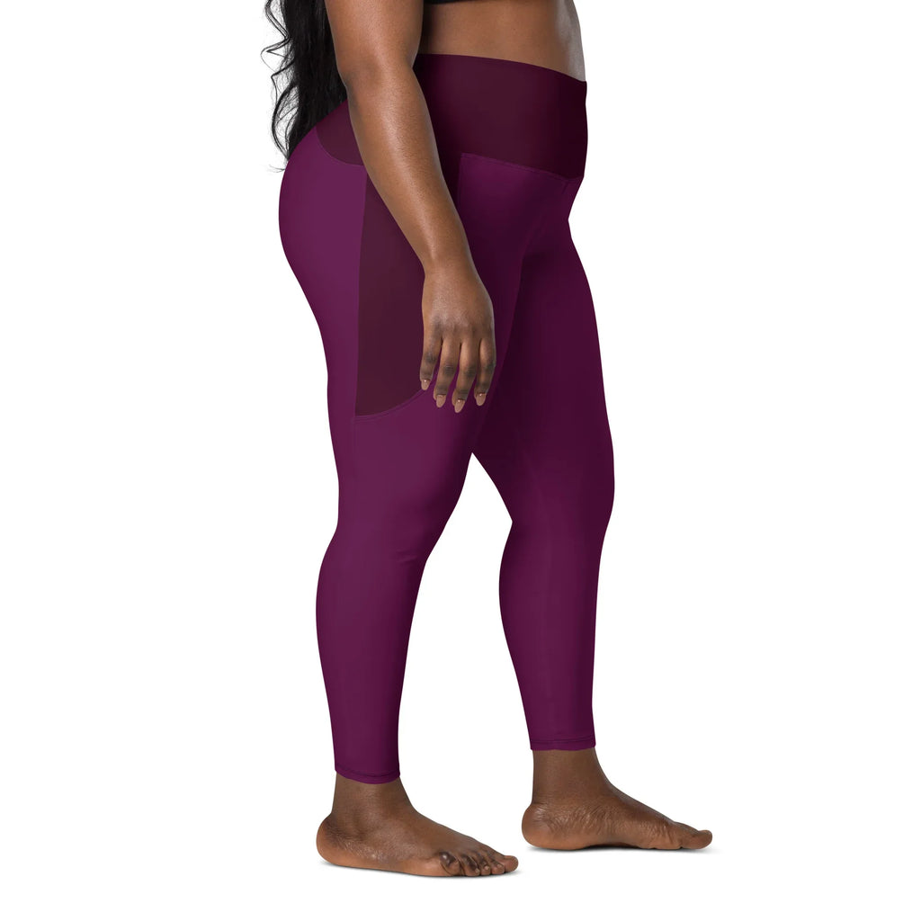 Leggings with pockets Leggings AwRans Clothing all-over-print-recycled-leggings-with-pockets-white-right-6880173ad30fb