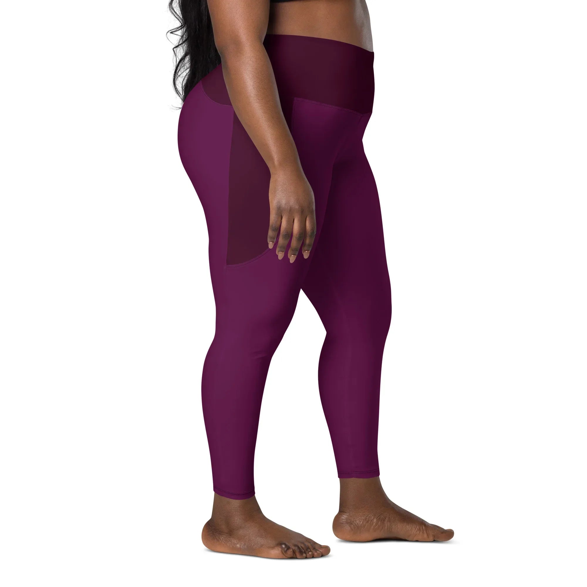 Leggings with pockets Leggings AwRans Clothing all-over-print-recycled-leggings-with-pockets-white-right-6880173ad30fb