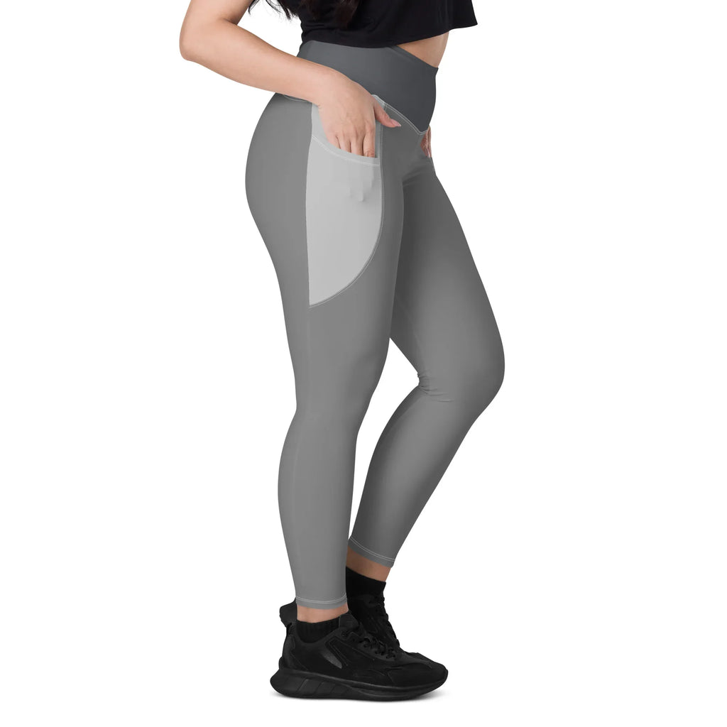 Leggings with pockets Leggings AwRans Clothing all-over-print-recycled-leggings-with-pockets-white-right-688017b1af606