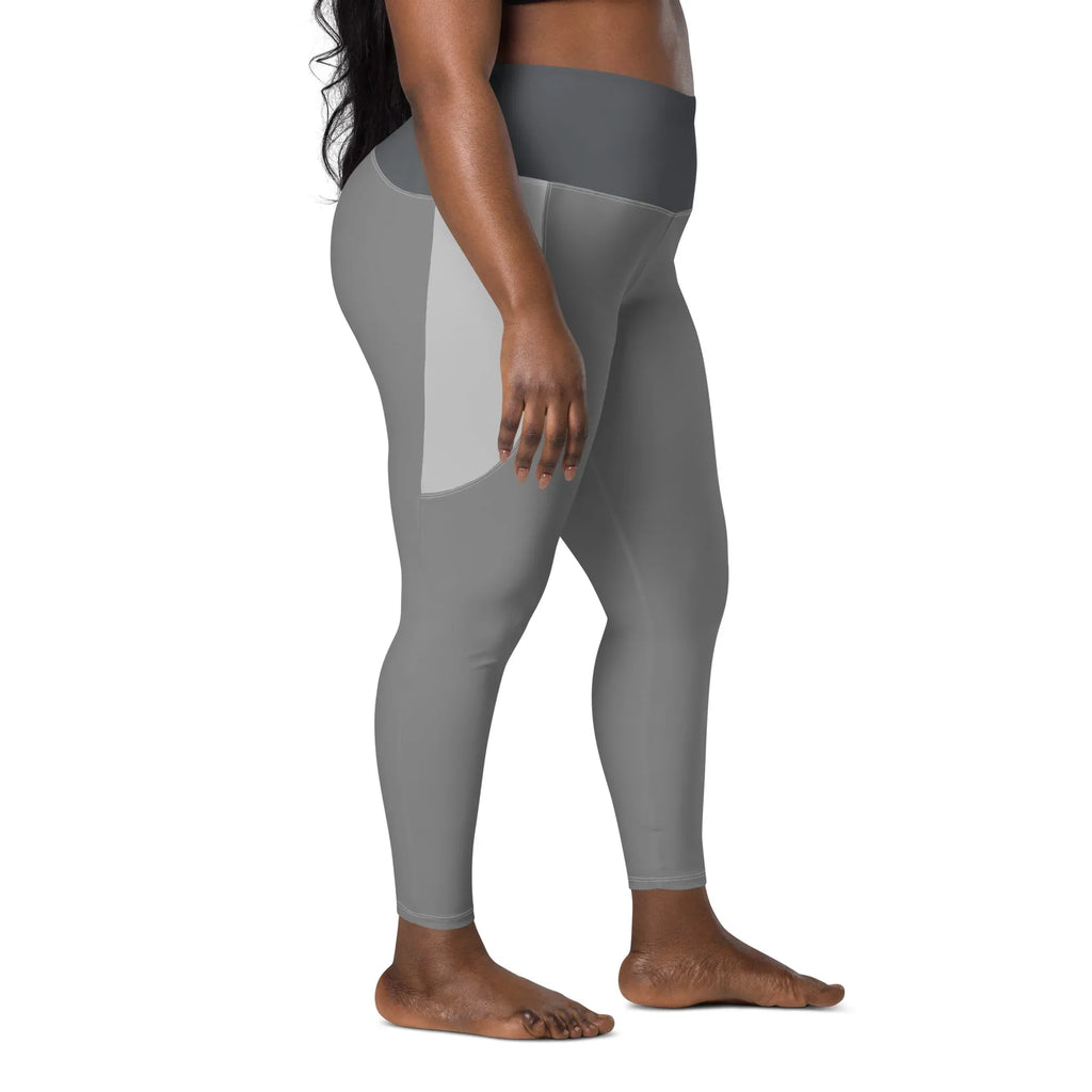 Leggings with pockets Leggings AwRans Clothing all-over-print-recycled-leggings-with-pockets-white-right-688017b1af8f4