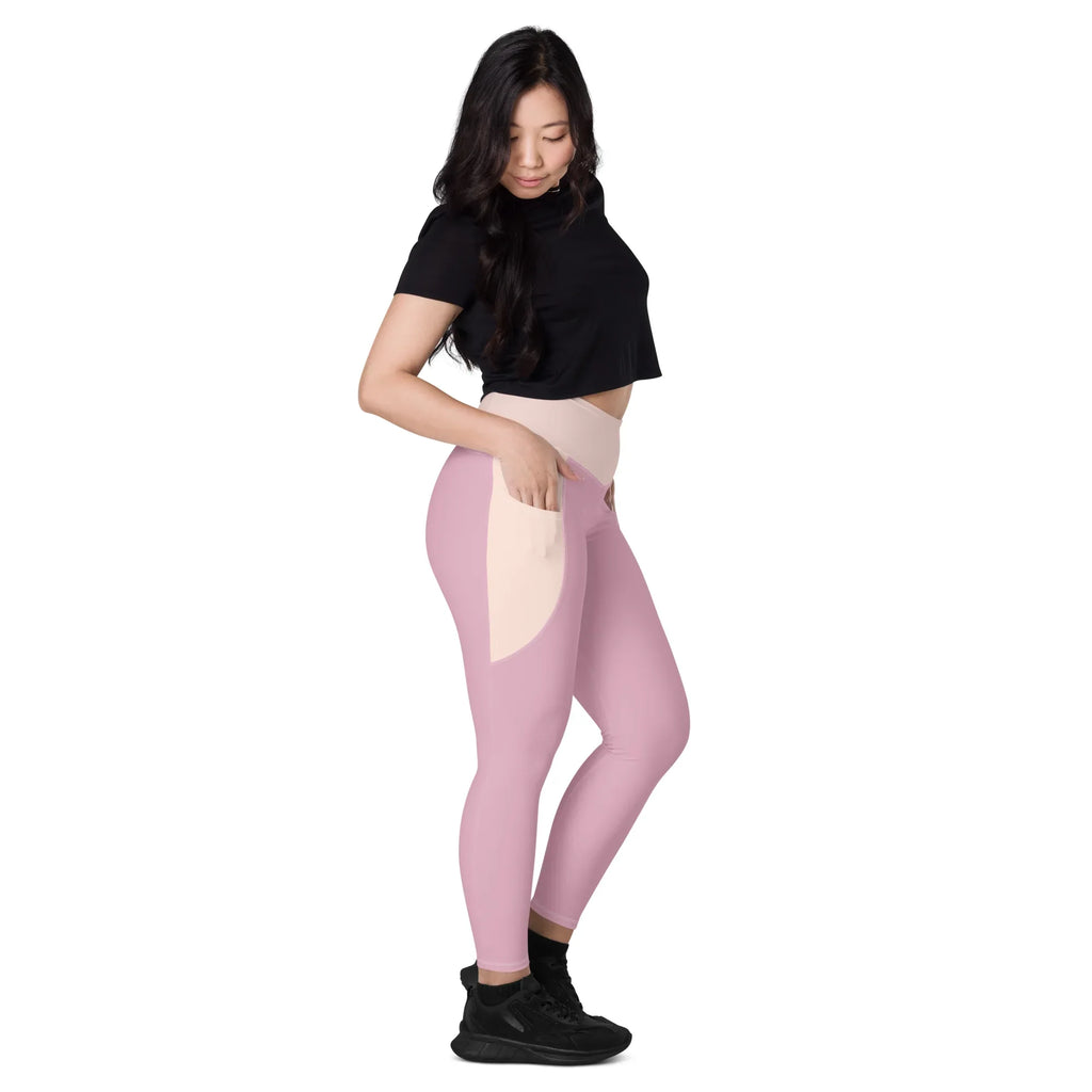 Leggings with pockets Leggings AwRans Clothing all-over-print-recycled-leggings-with-pockets-white-right-688017ecd8d8c