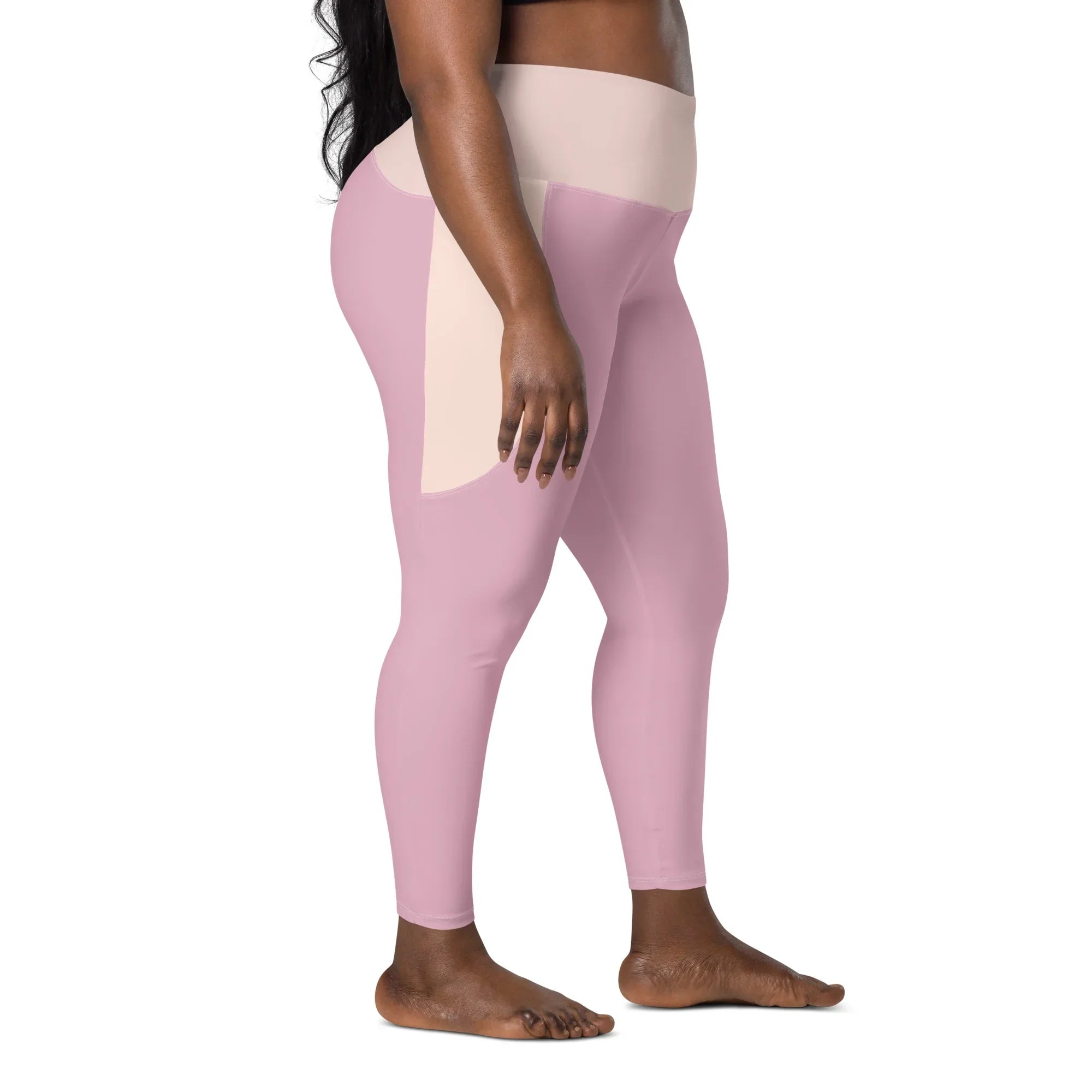 Leggings with pockets Leggings AwRans Clothing all-over-print-recycled-leggings-with-pockets-white-right-688017ecd8fe9