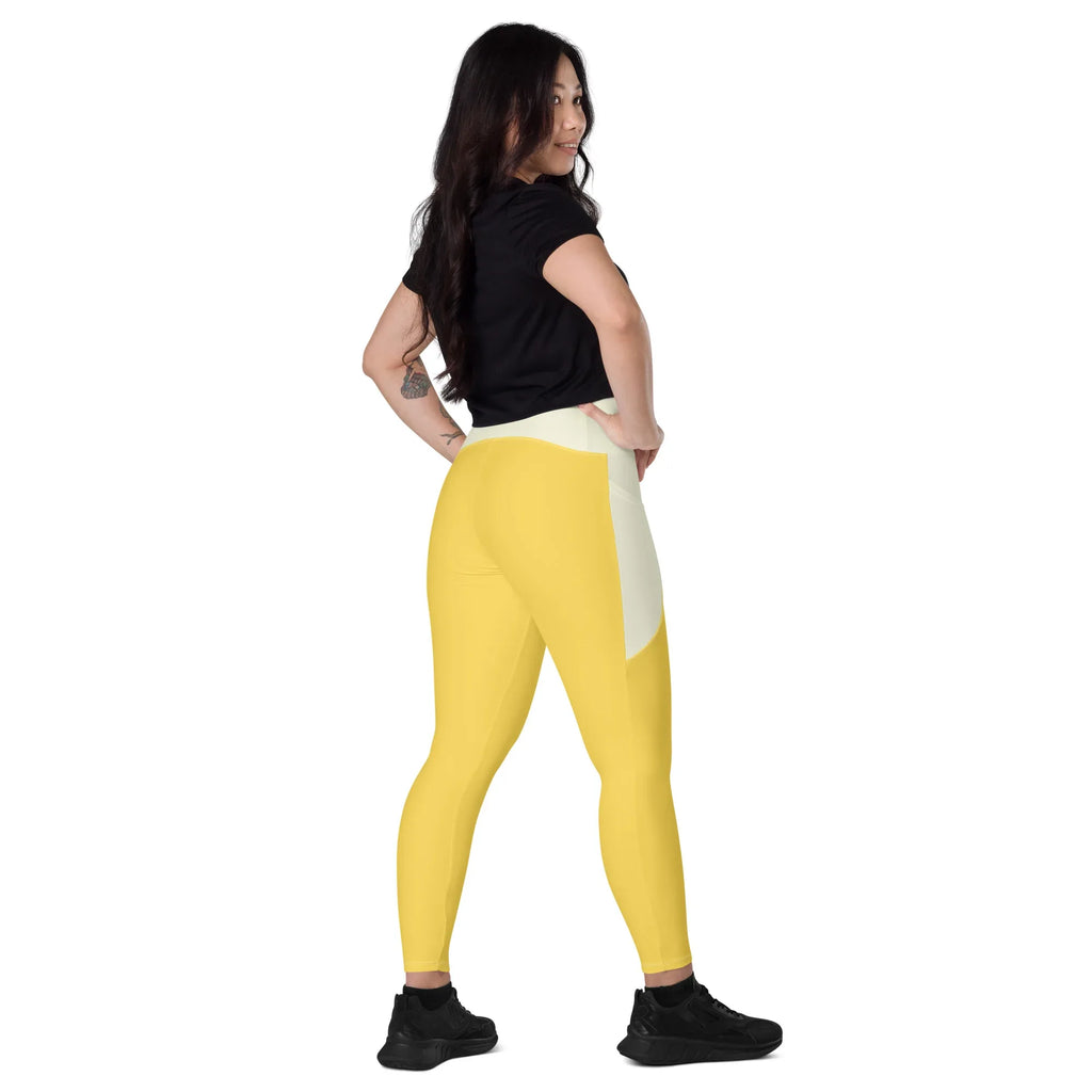 Leggings with pockets Leggings AwRans Clothing all-over-print-recycled-leggings-with-pockets-white-right-back-688015d592b8c