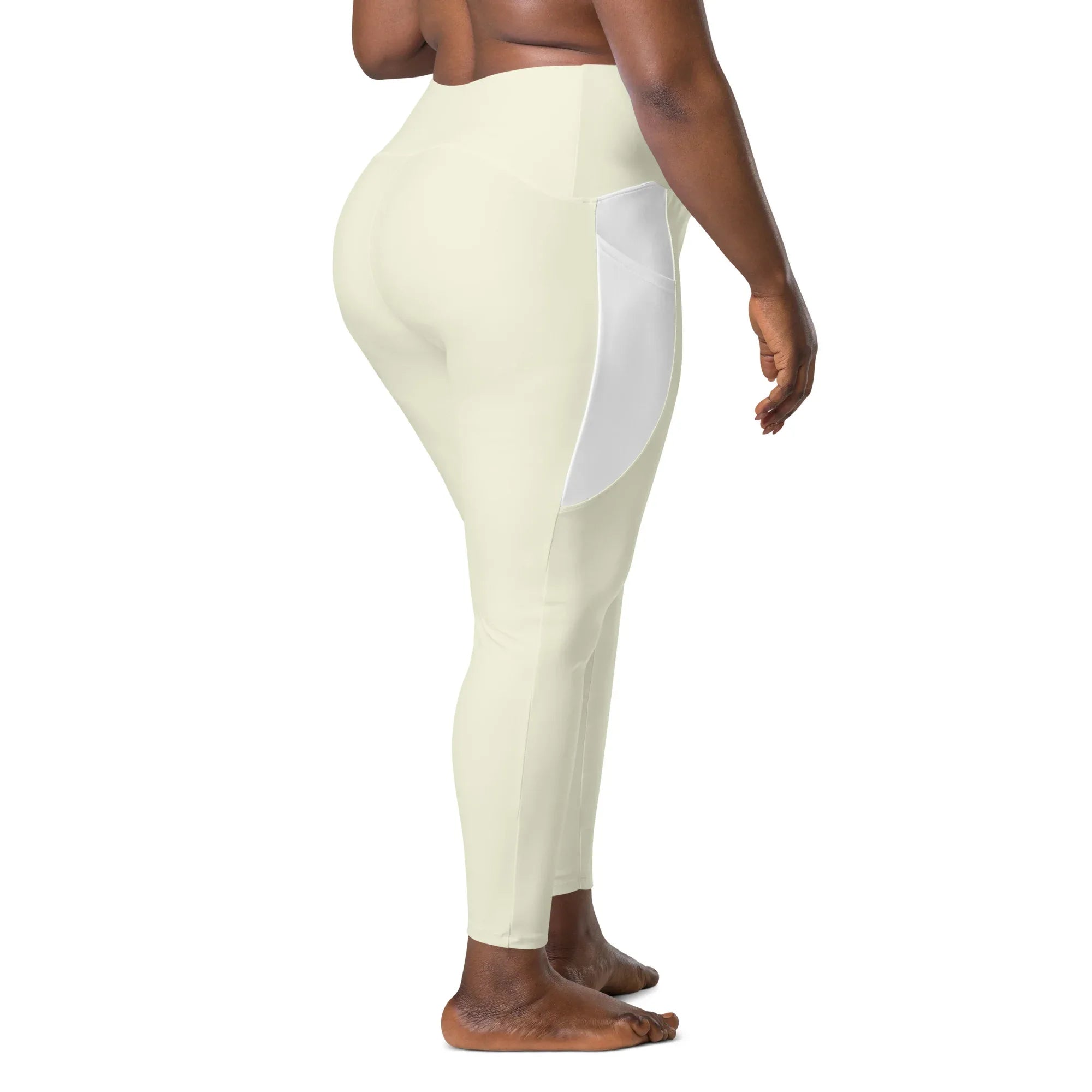 Leggings with pockets Leggings AwRans Clothing all-over-print-recycled-leggings-with-pockets-white-right-back-68801610ce78c