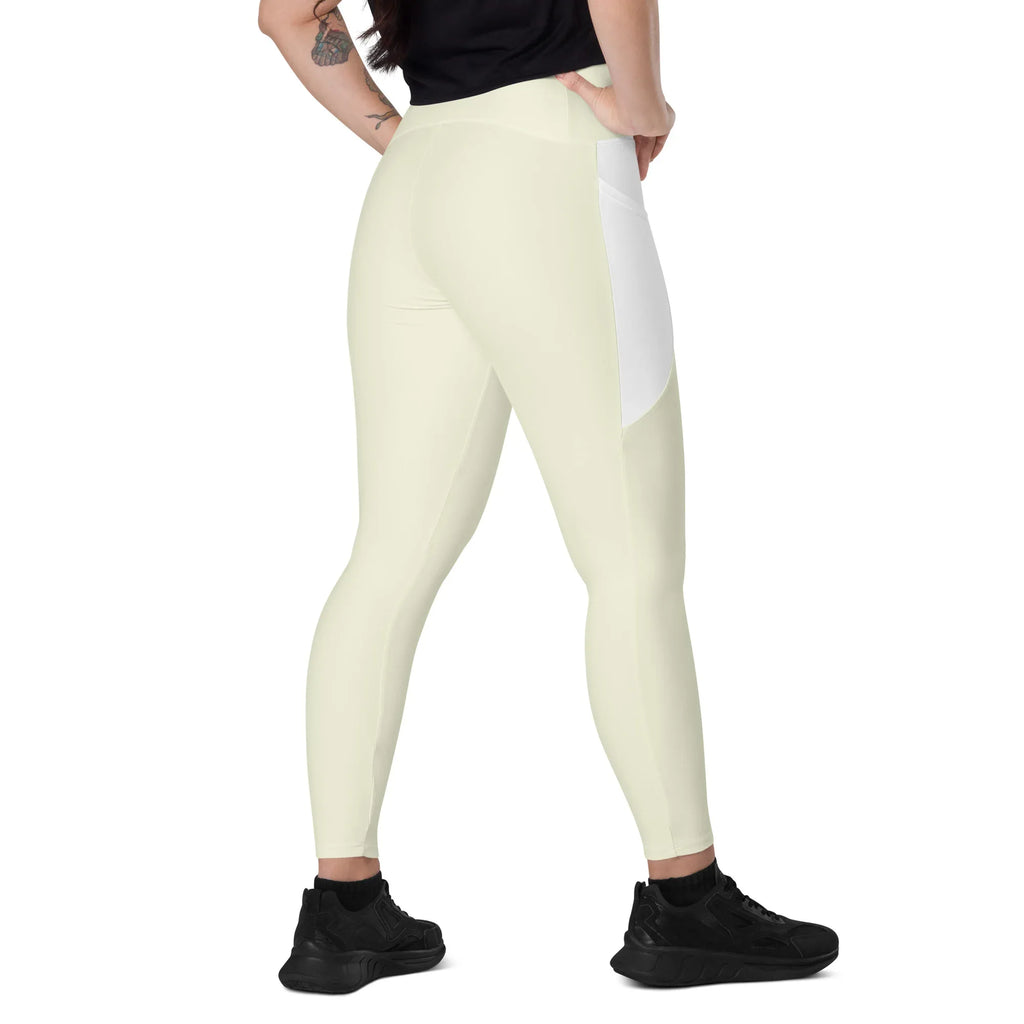 Leggings with pockets Leggings AwRans Clothing all-over-print-recycled-leggings-with-pockets-white-right-back-68801610d0a43