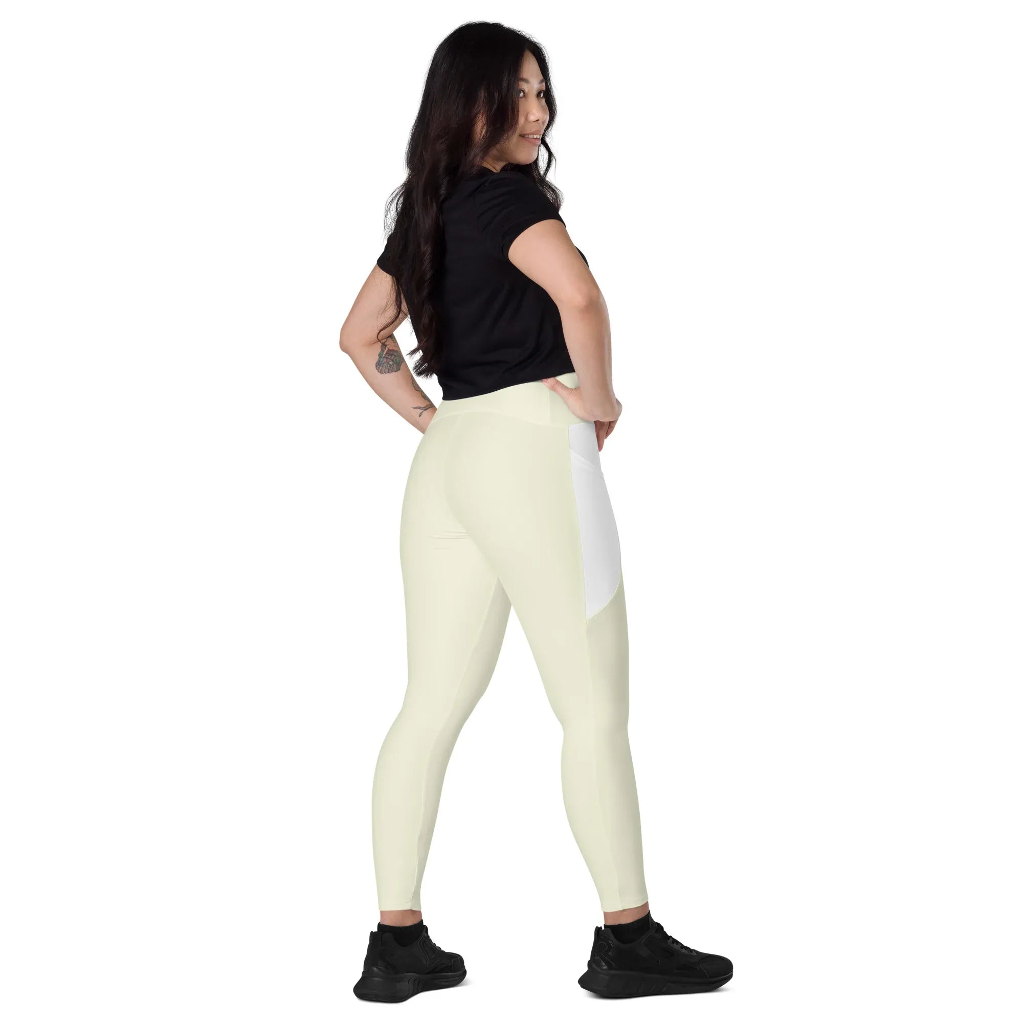 Leggings with pockets Leggings AwRans Clothing all-over-print-recycled-leggings-with-pockets-white-right-back-68801610d0d2b