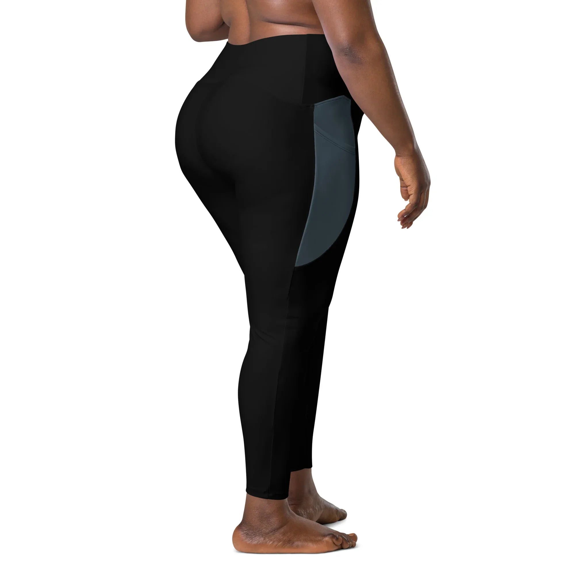 Leggings with pockets Leggings AwRans Clothing all-over-print-recycled-leggings-with-pockets-white-right-back-6880164c6a765