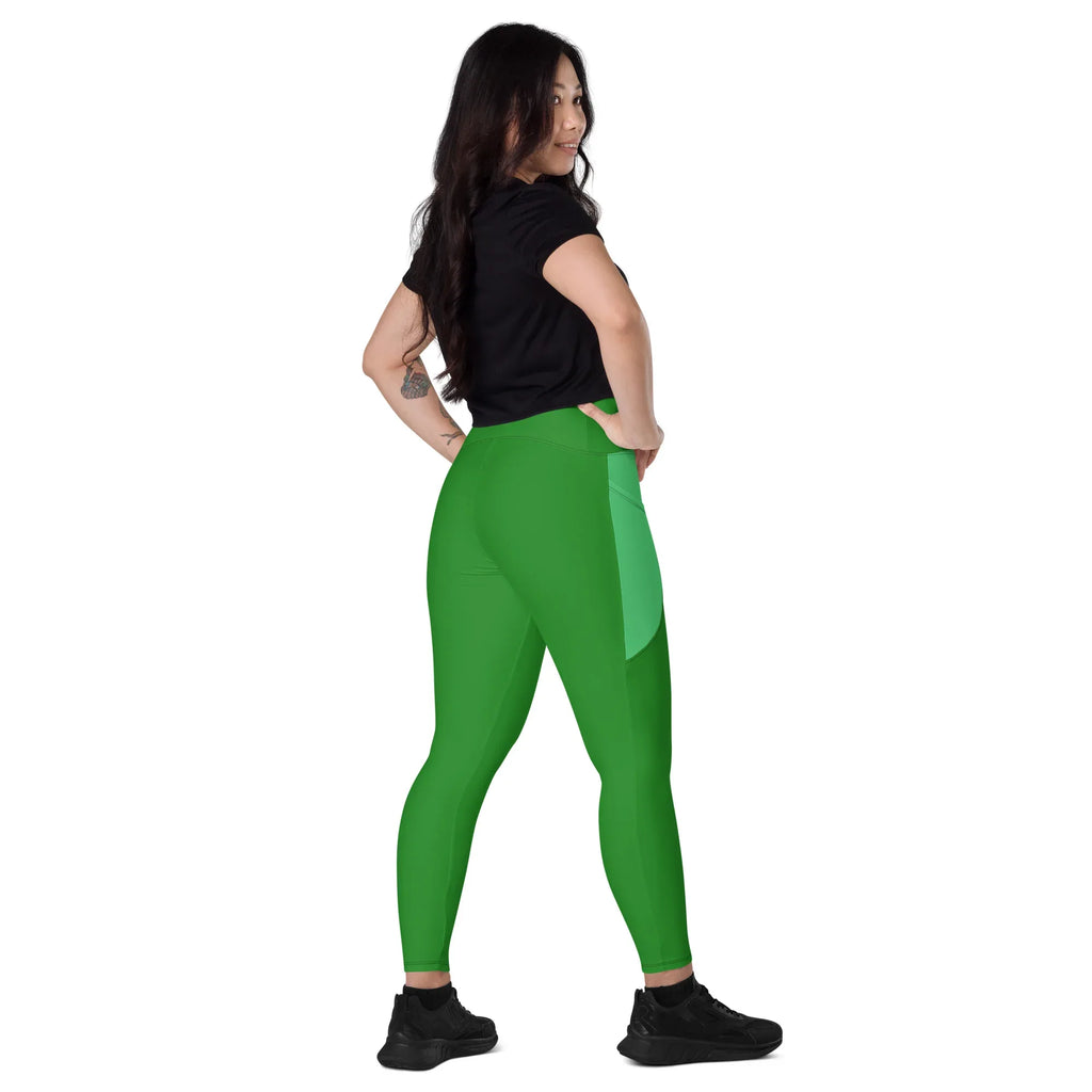 Leggings with pockets Leggings AwRans Clothing all-over-print-recycled-leggings-with-pockets-white-right-back-68801688ca2e7