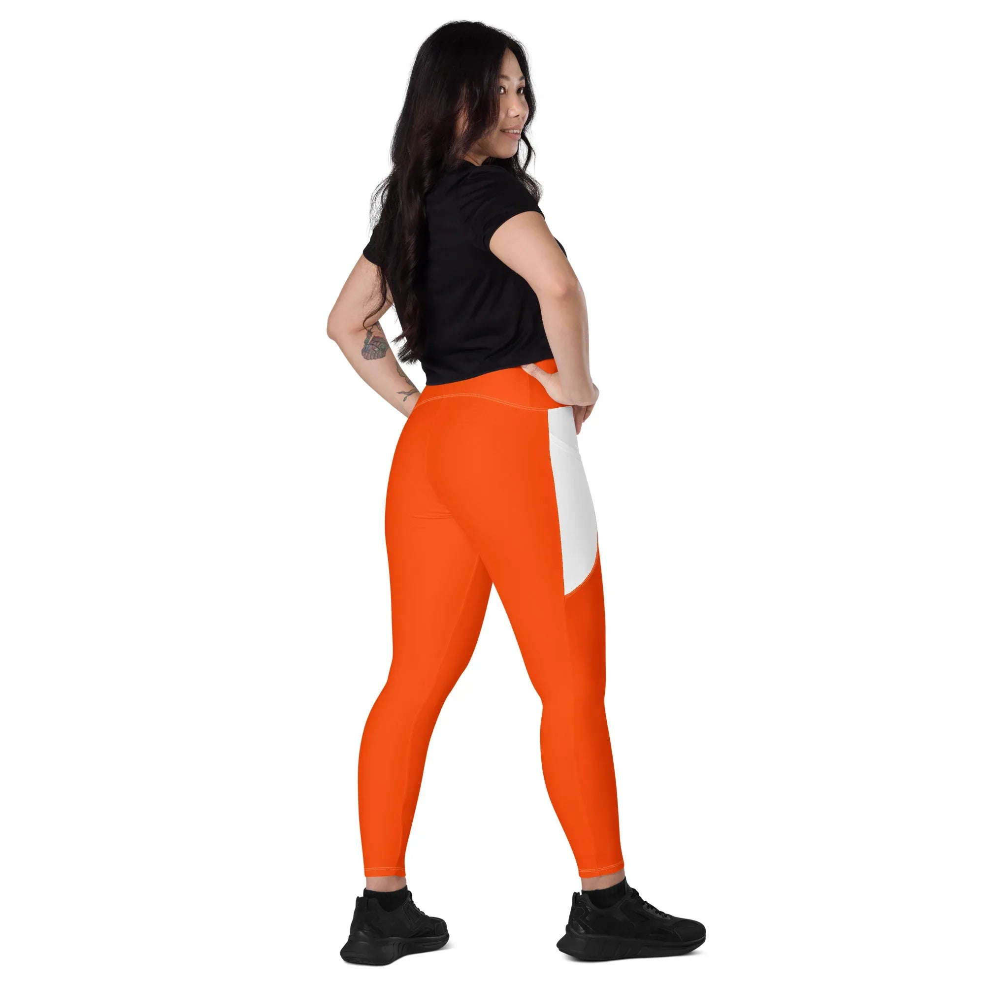 Leggings with pockets Leggings AwRans Clothing all-over-print-recycled-leggings-with-pockets-white-right-back-688016c27f042