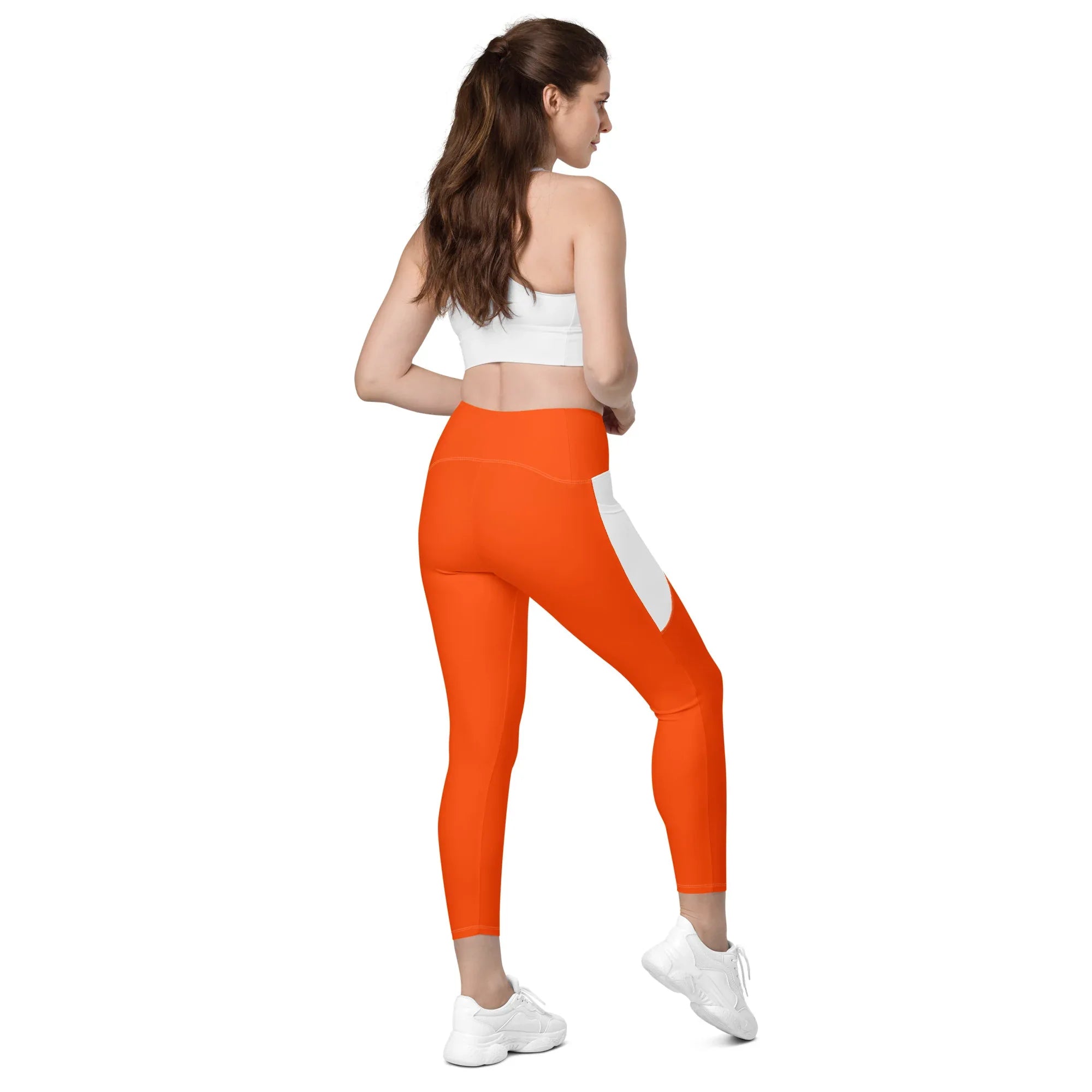 Leggings with pockets Leggings AwRans Clothing all-over-print-recycled-leggings-with-pockets-white-right-back-688016c27f604