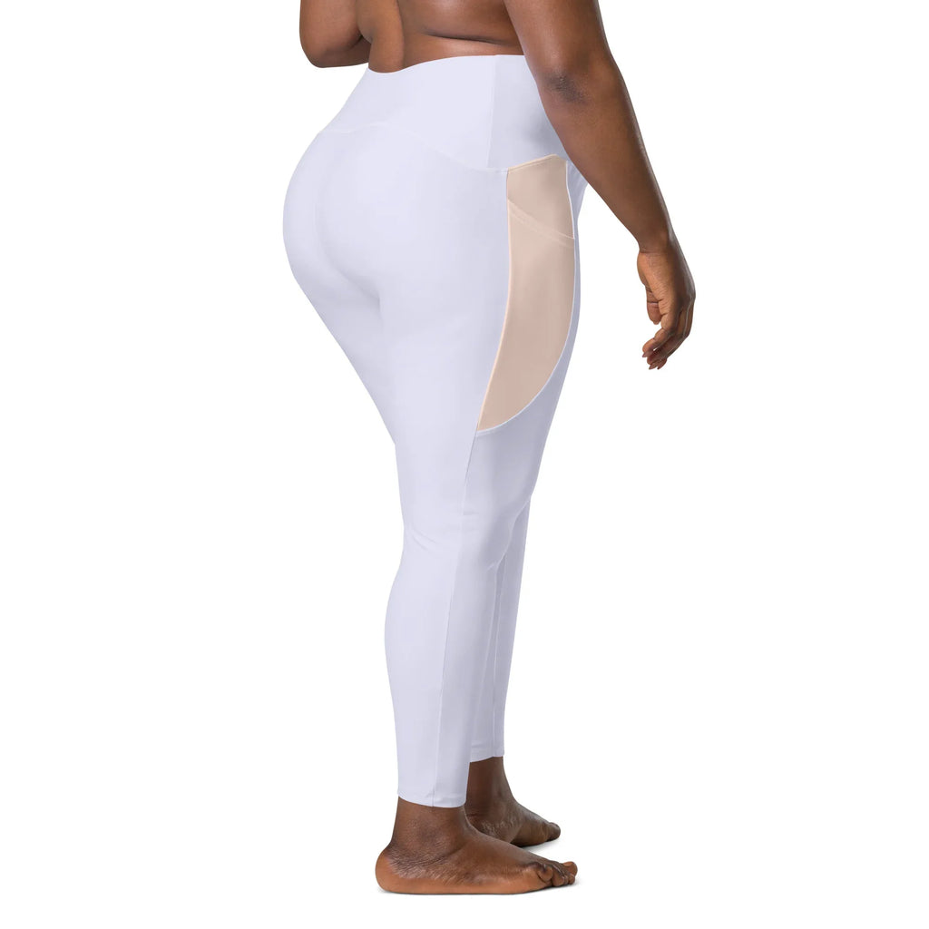 Leggings with pockets Leggings AwRans Clothing all-over-print-recycled-leggings-with-pockets-white-right-back-688016ff3fa70