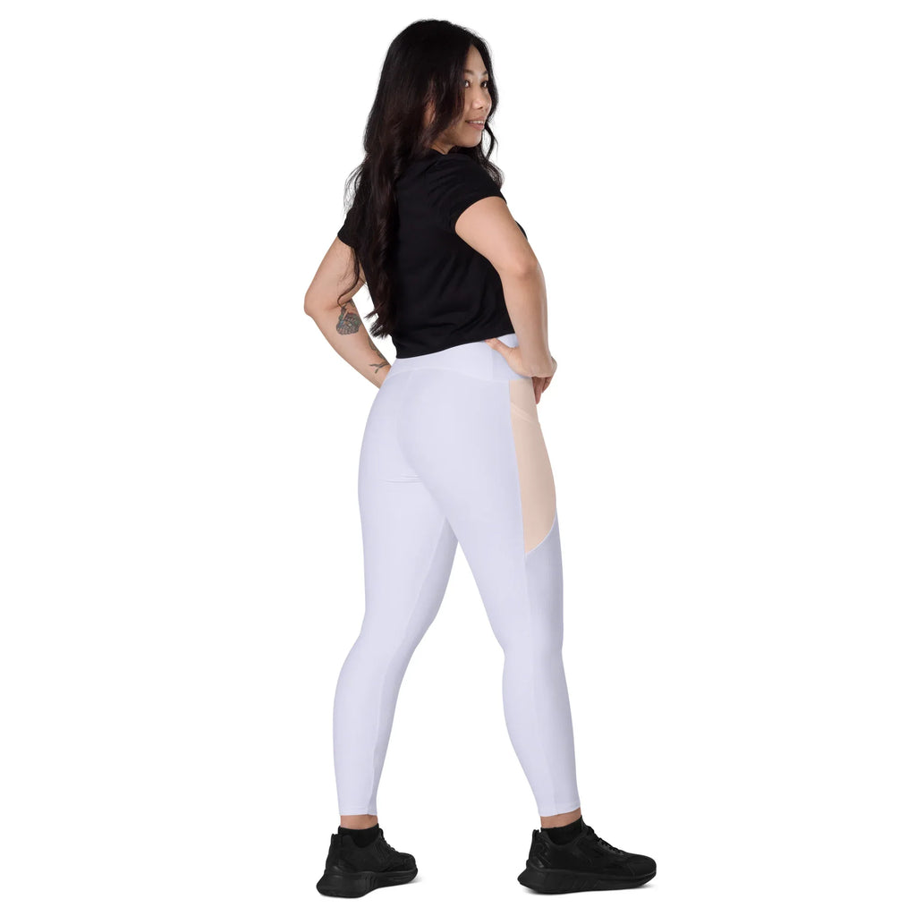 Leggings with pockets Leggings AwRans Clothing all-over-print-recycled-leggings-with-pockets-white-right-back-688016ff42050
