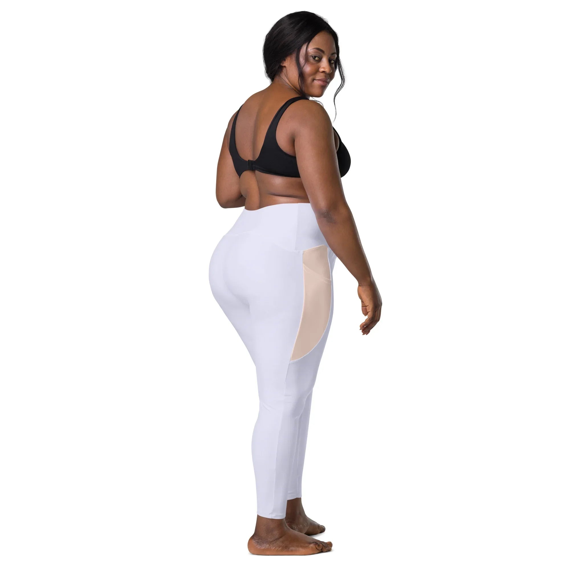 Leggings with pockets Leggings AwRans Clothing all-over-print-recycled-leggings-with-pockets-white-right-back-688016ff42336