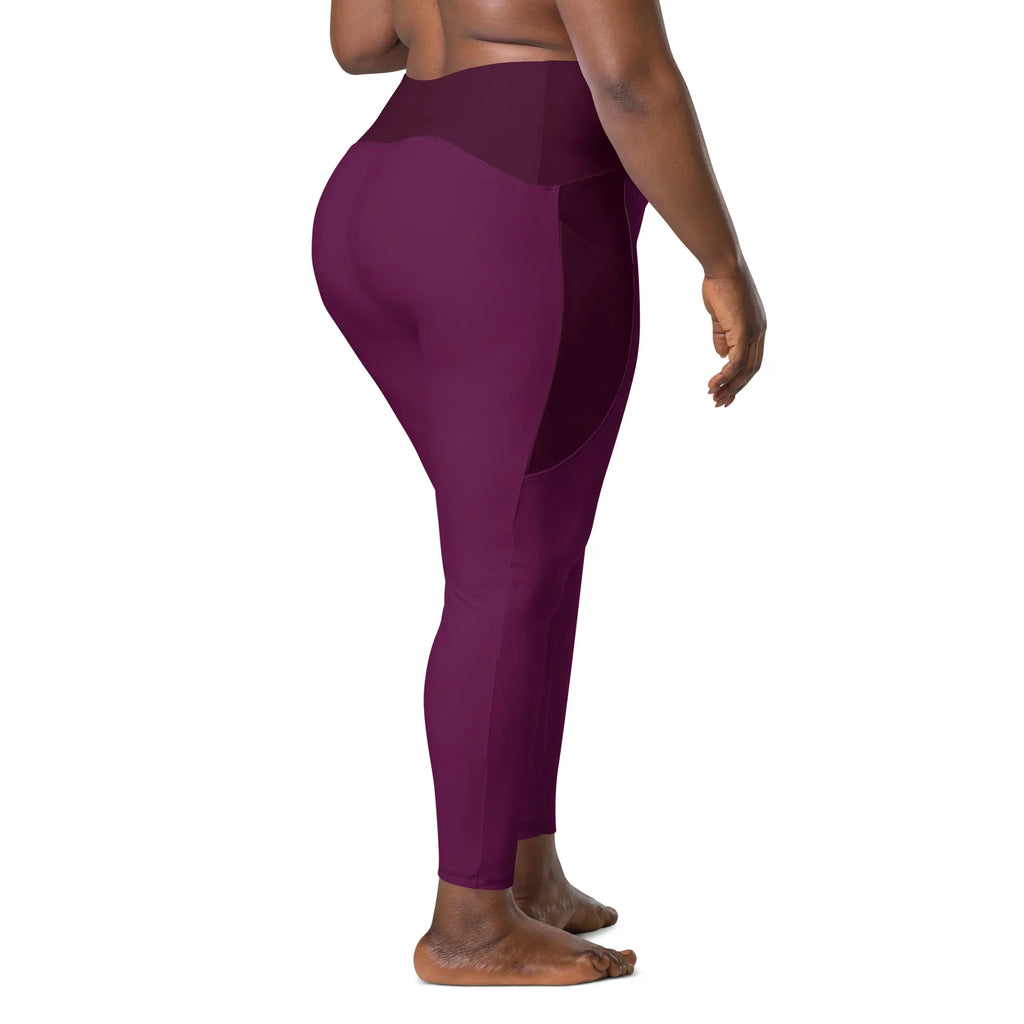 Leggings with pockets Leggings AwRans Clothing all-over-print-recycled-leggings-with-pockets-white-right-back-6880173ad0931