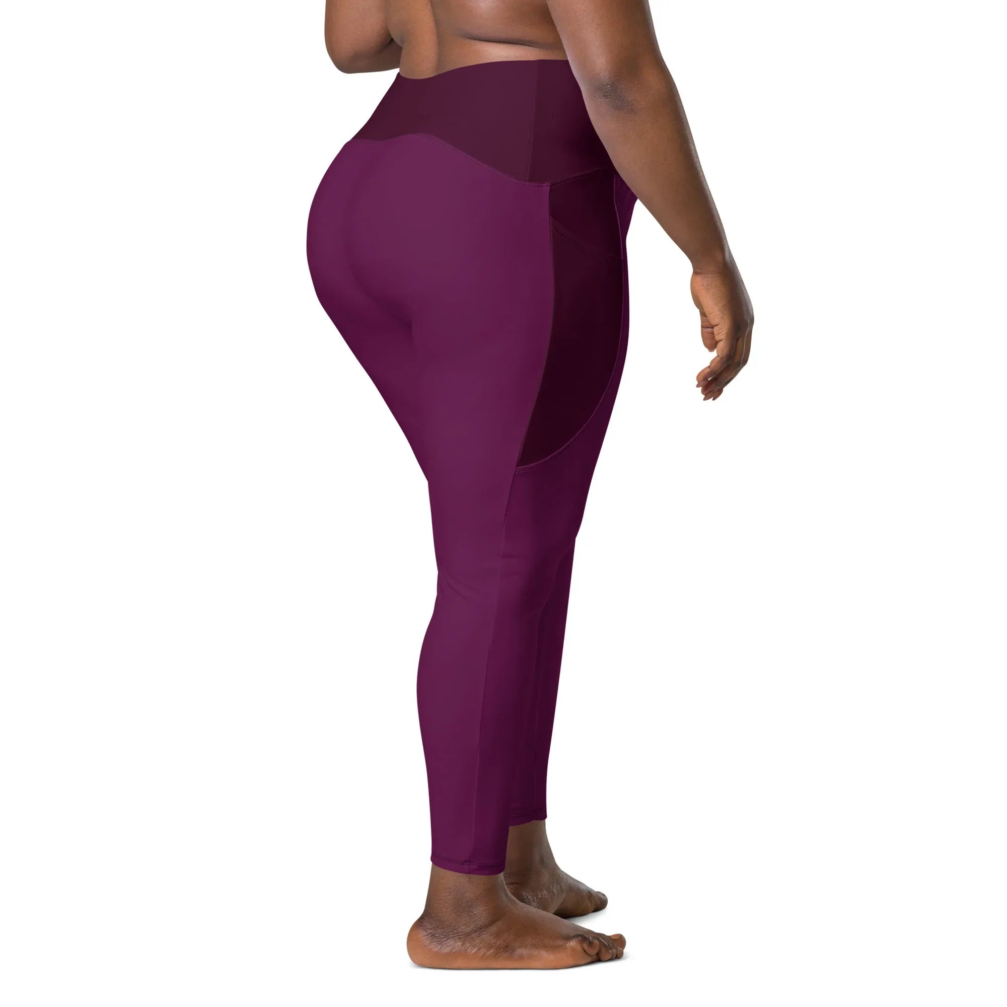 Leggings with pockets Leggings AwRans Clothing all-over-print-recycled-leggings-with-pockets-white-right-back-6880173ad0931