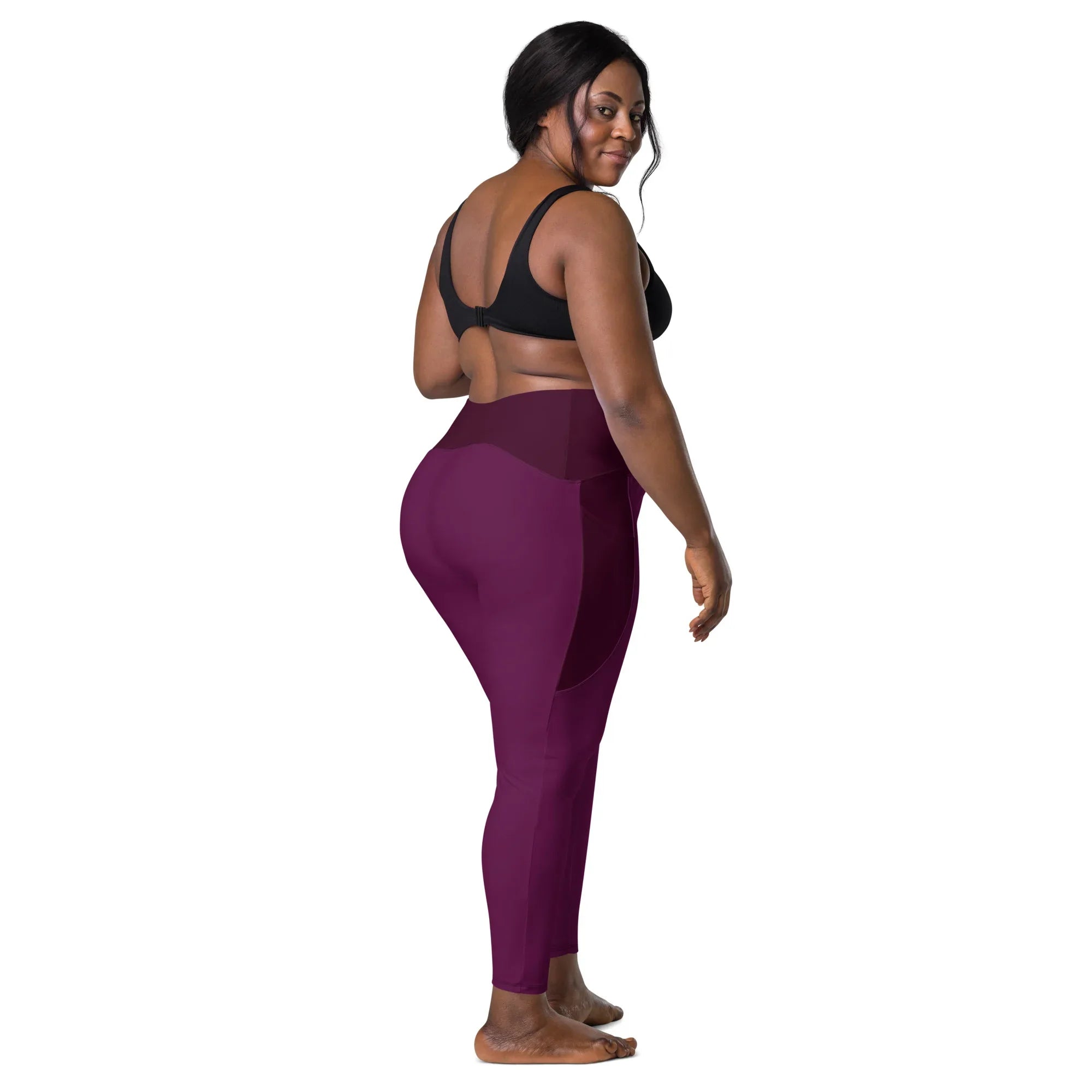 Leggings with pockets Leggings AwRans Clothing all-over-print-recycled-leggings-with-pockets-white-right-back-6880173ad32e1