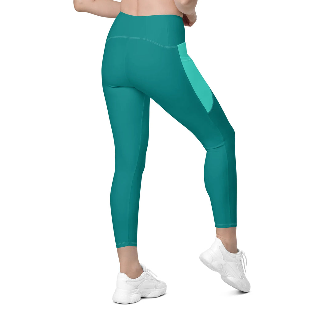 Leggings with pockets Leggings AwRans Clothing all-over-print-recycled-leggings-with-pockets-white-right-back-6880177637aba