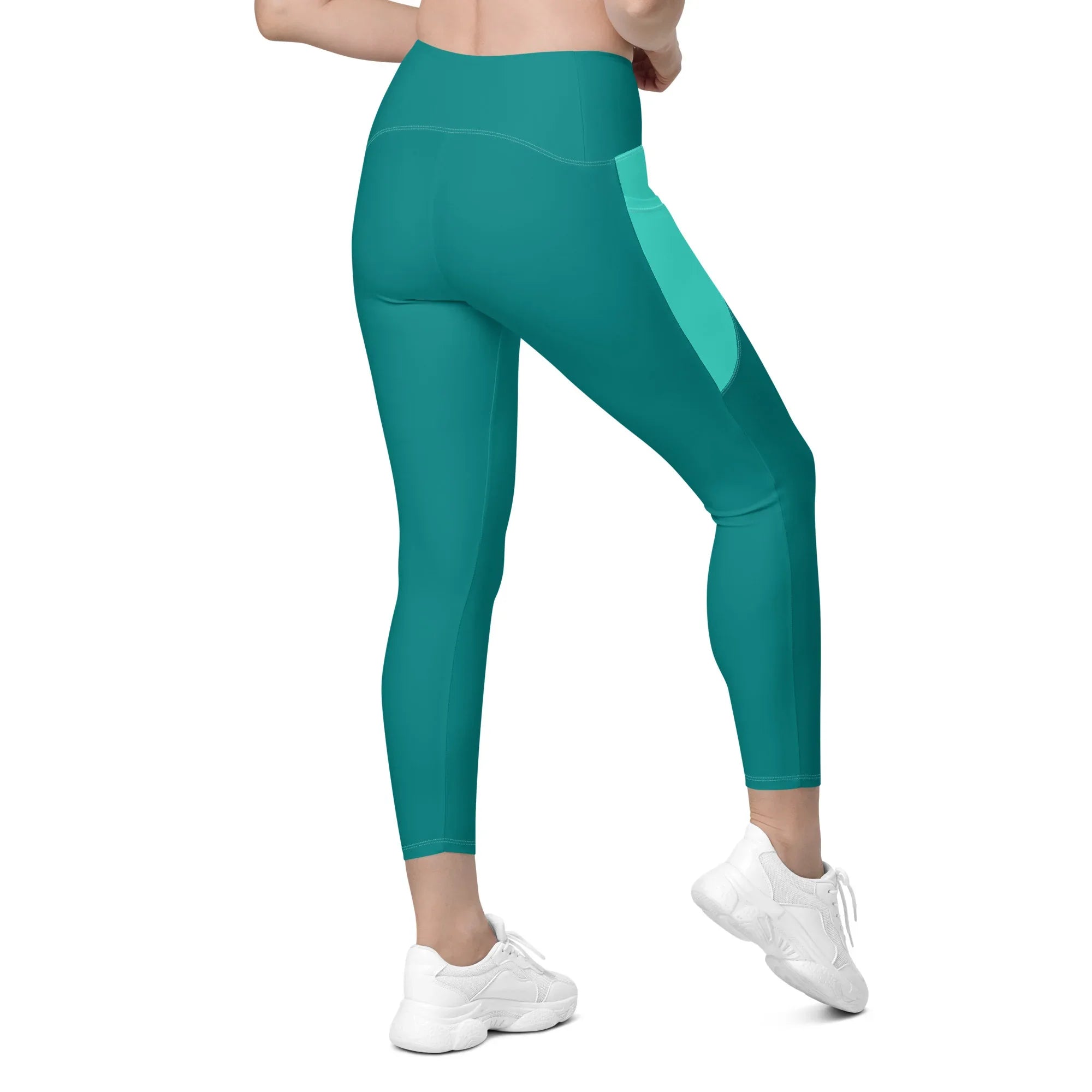 Leggings with pockets Leggings AwRans Clothing all-over-print-recycled-leggings-with-pockets-white-right-back-6880177637aba