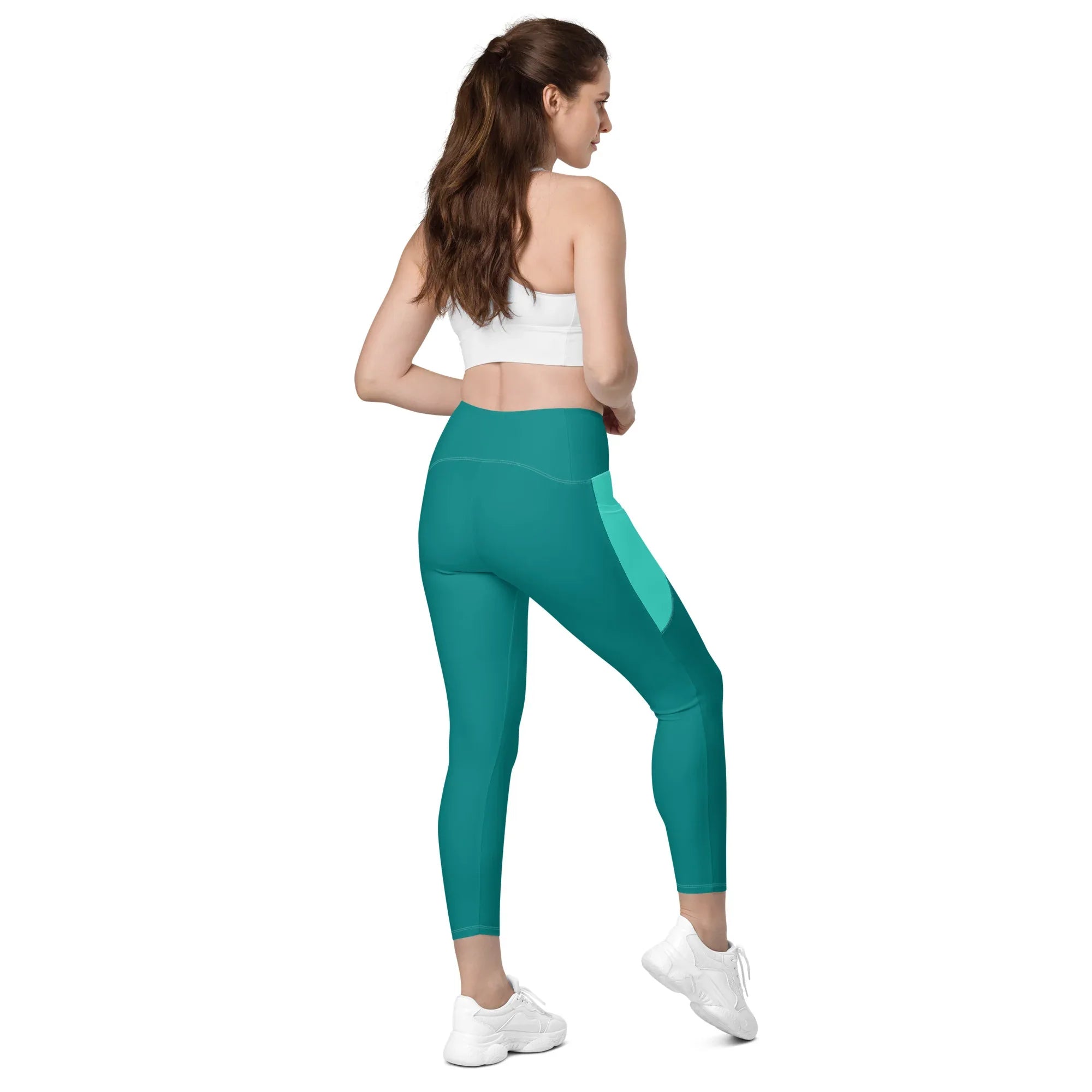 Leggings with pockets Leggings AwRans Clothing all-over-print-recycled-leggings-with-pockets-white-right-back-6880177637c90