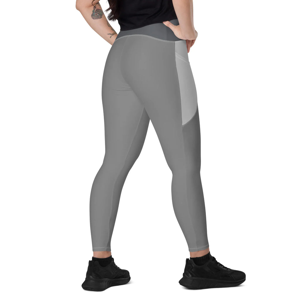 Leggings with pockets Leggings AwRans Clothing all-over-print-recycled-leggings-with-pockets-white-right-back-688017b1af4ff