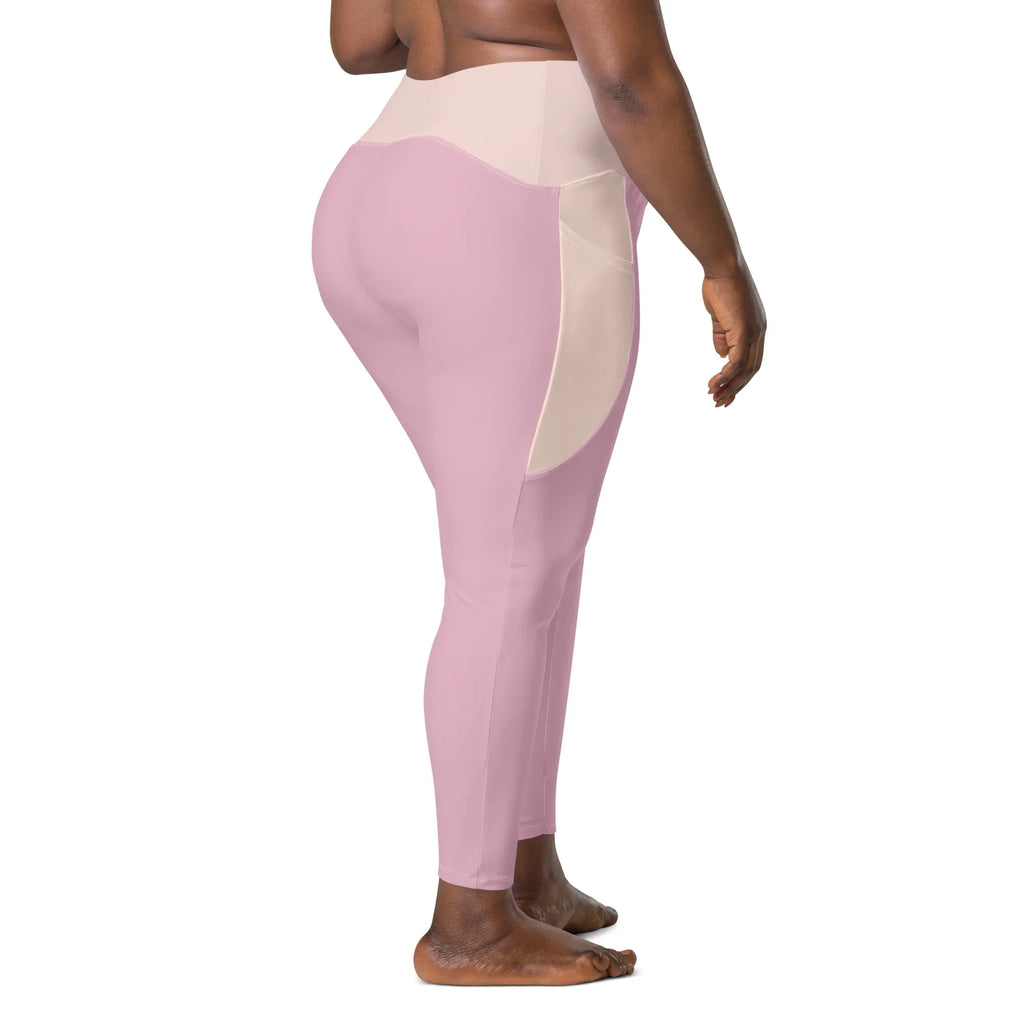 Leggings with pockets Leggings AwRans Clothing all-over-print-recycled-leggings-with-pockets-white-right-back-688017ecd6239