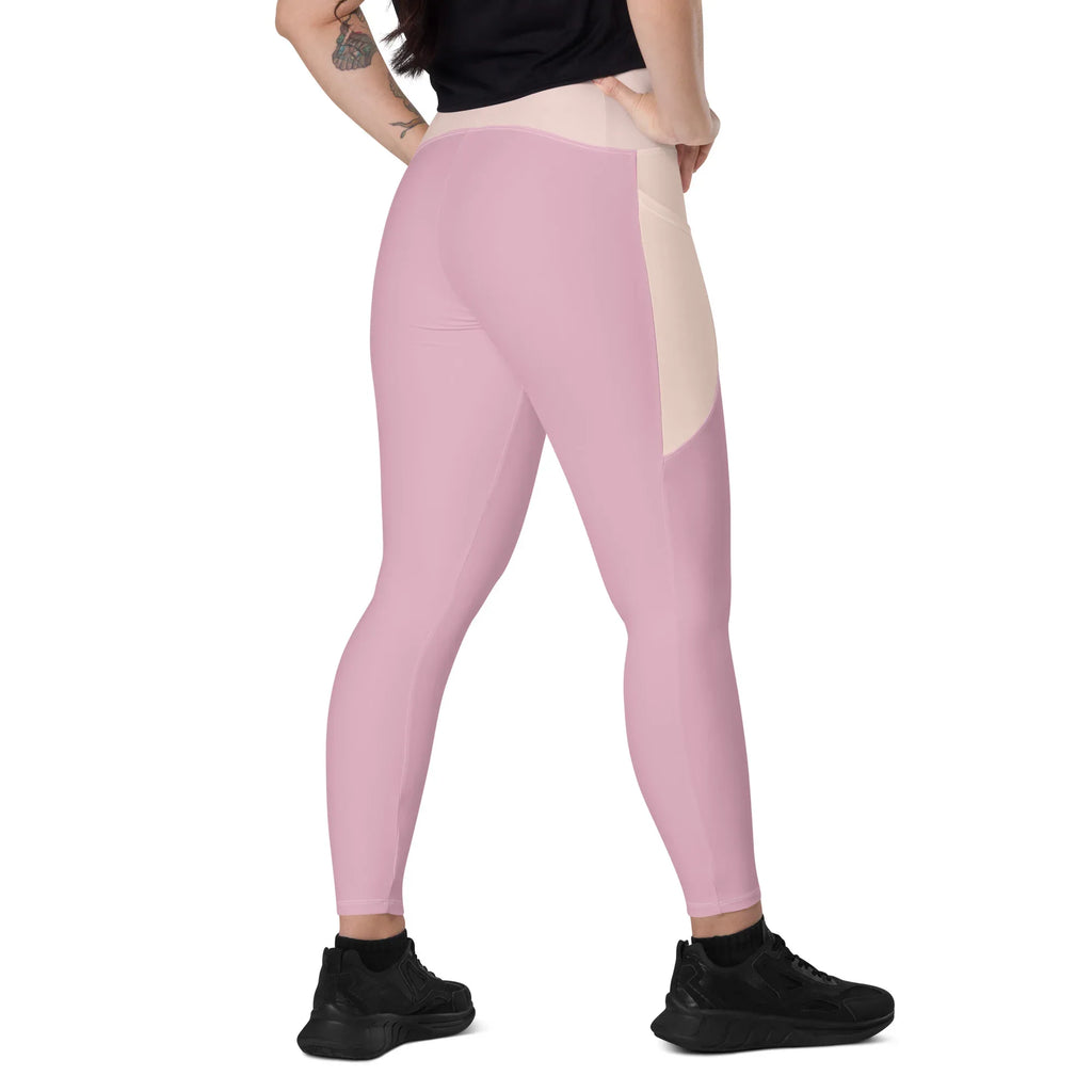 Leggings with pockets Leggings AwRans Clothing all-over-print-recycled-leggings-with-pockets-white-right-back-688017ecd8b41