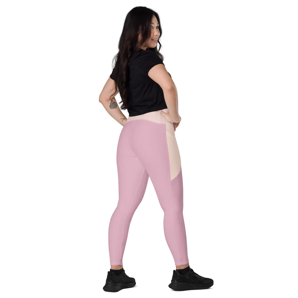 Leggings with pockets Leggings AwRans Clothing all-over-print-recycled-leggings-with-pockets-white-right-back-688017ecd8eb0