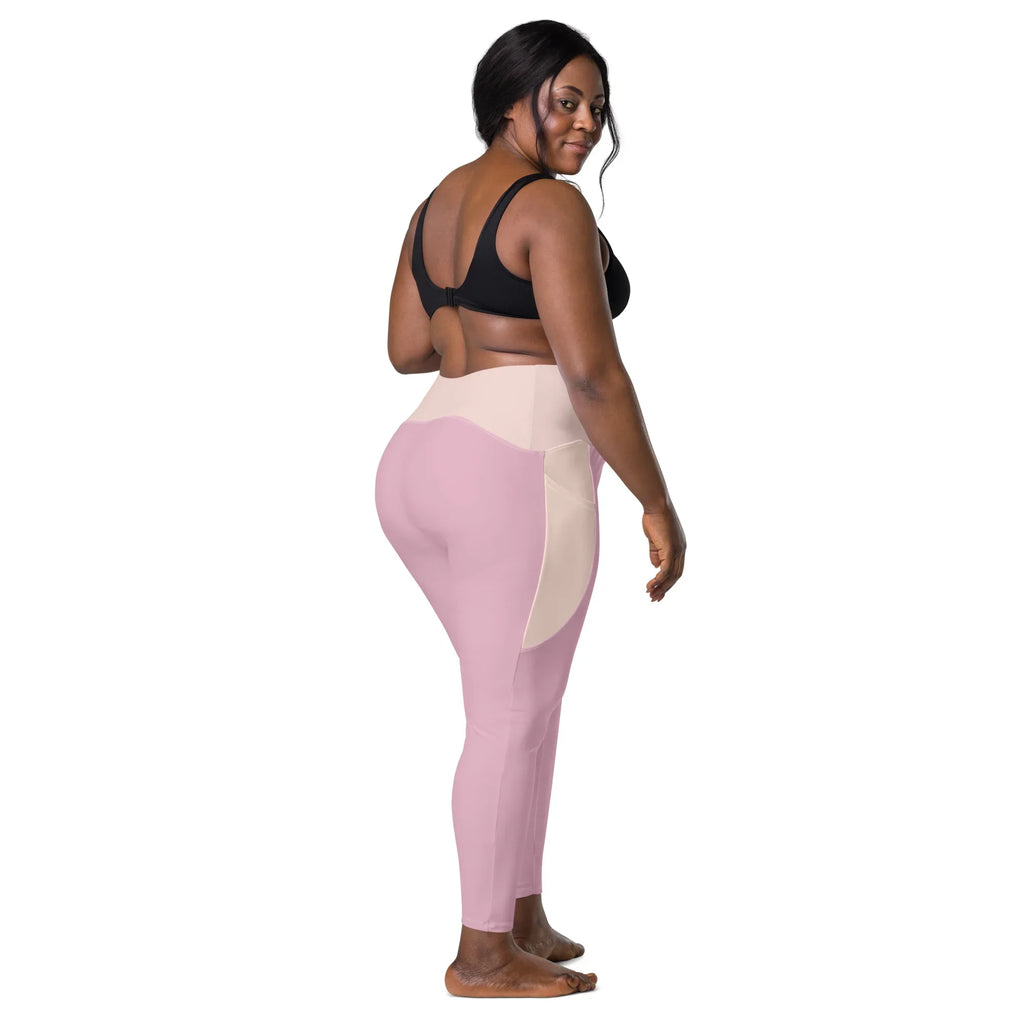 Leggings with pockets Leggings AwRans Clothing all-over-print-recycled-leggings-with-pockets-white-right-back-688017ecd9368
