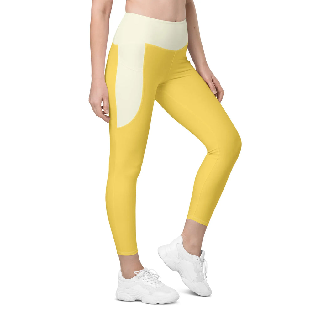 Leggings with pockets Leggings AwRans Clothing all-over-print-recycled-leggings-with-pockets-white-right-front-688015d593094