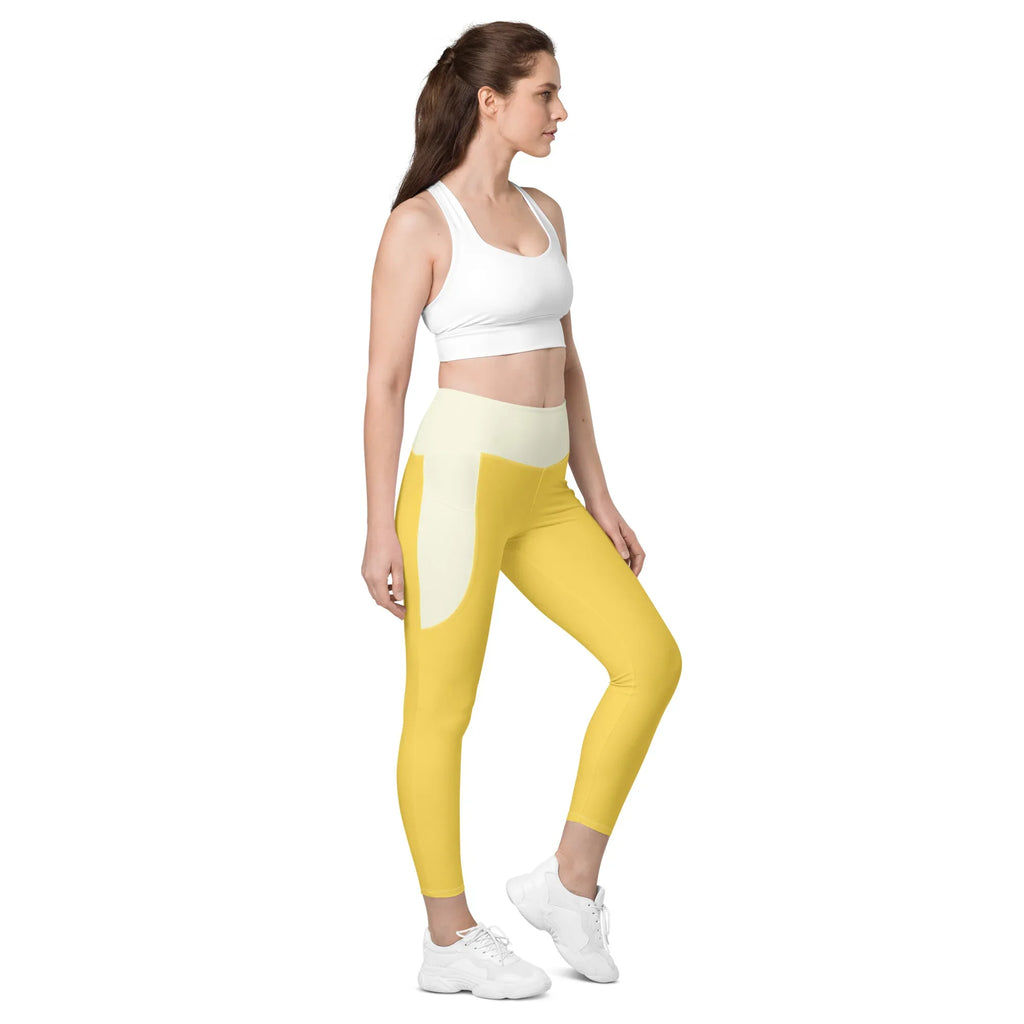 Leggings with pockets Leggings AwRans Clothing all-over-print-recycled-leggings-with-pockets-white-right-front-688015d593274