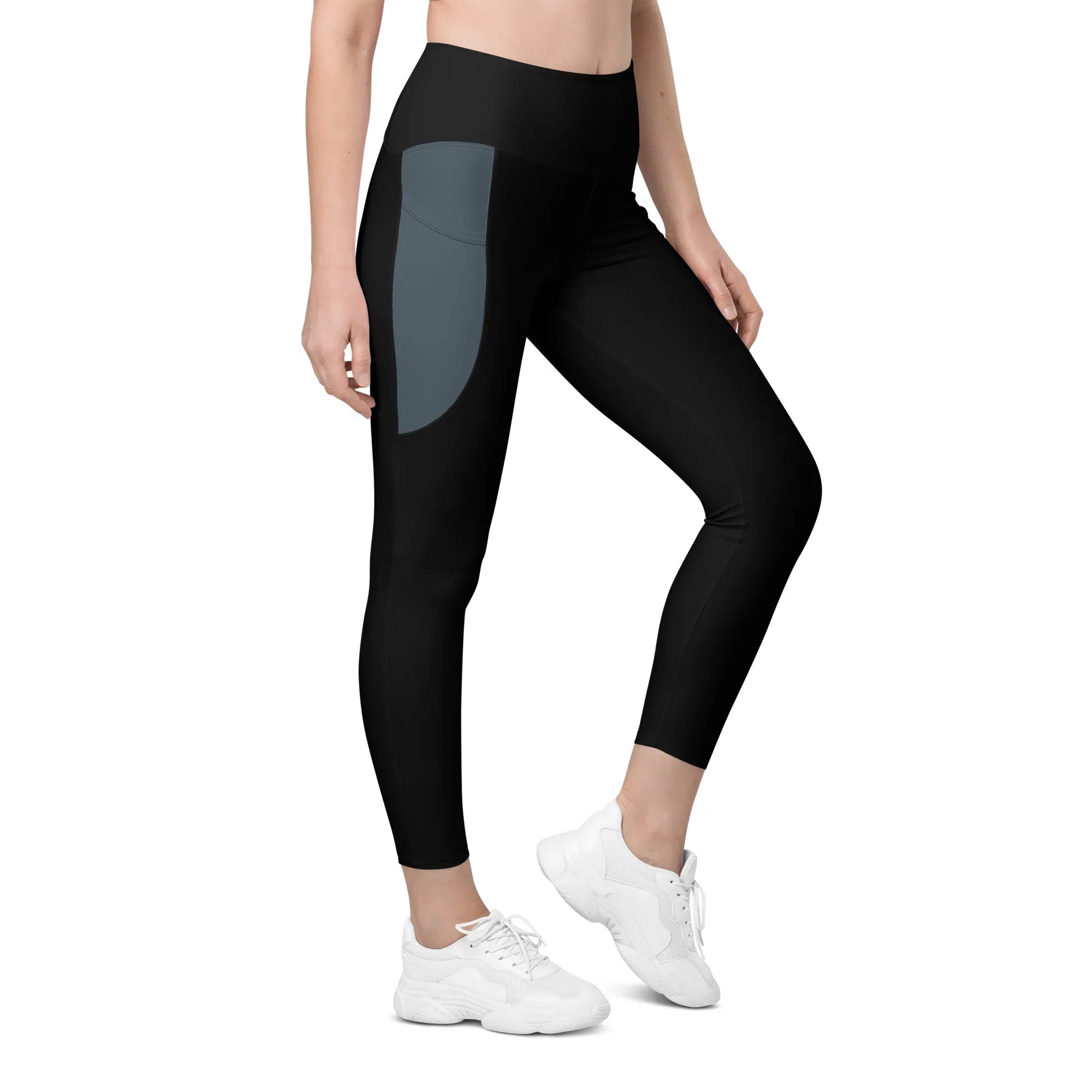 Leggings with pockets Leggings AwRans Clothing all-over-print-recycled-leggings-with-pockets-white-right-front-6880164c6d495