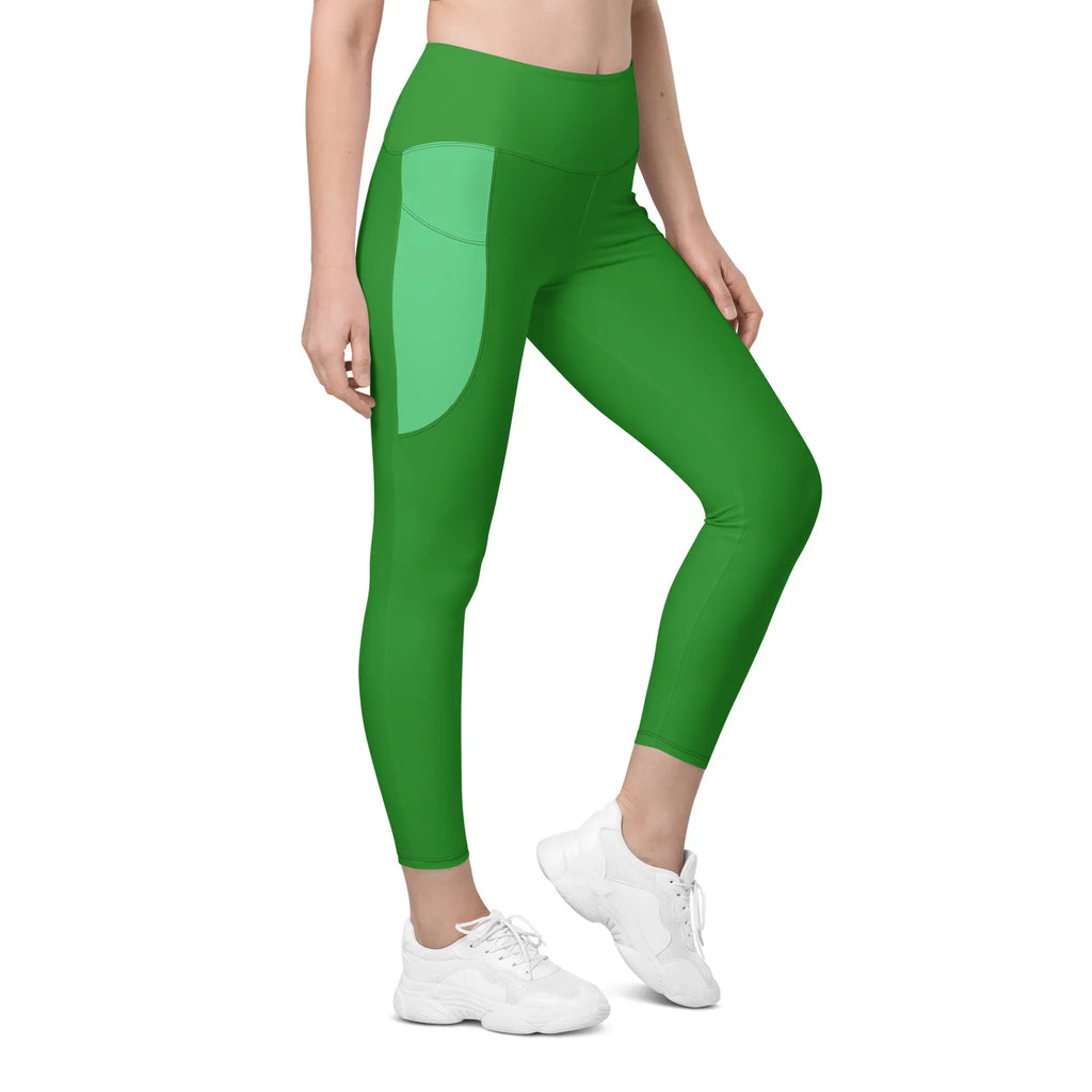 Leggings with pockets Leggings AwRans Clothing all-over-print-recycled-leggings-with-pockets-white-right-front-68801688ca7c0