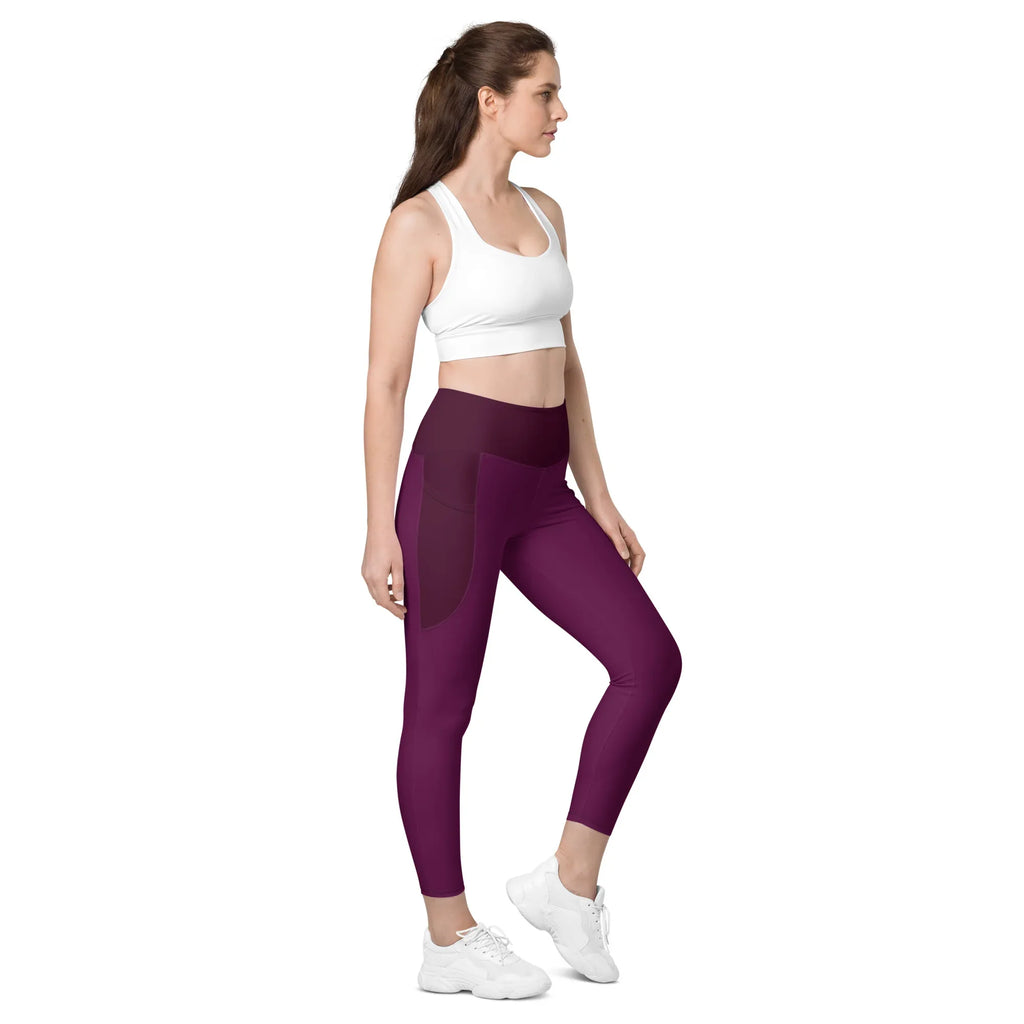 Leggings with pockets Leggings AwRans Clothing all-over-print-recycled-leggings-with-pockets-white-right-front-6880173ad369a