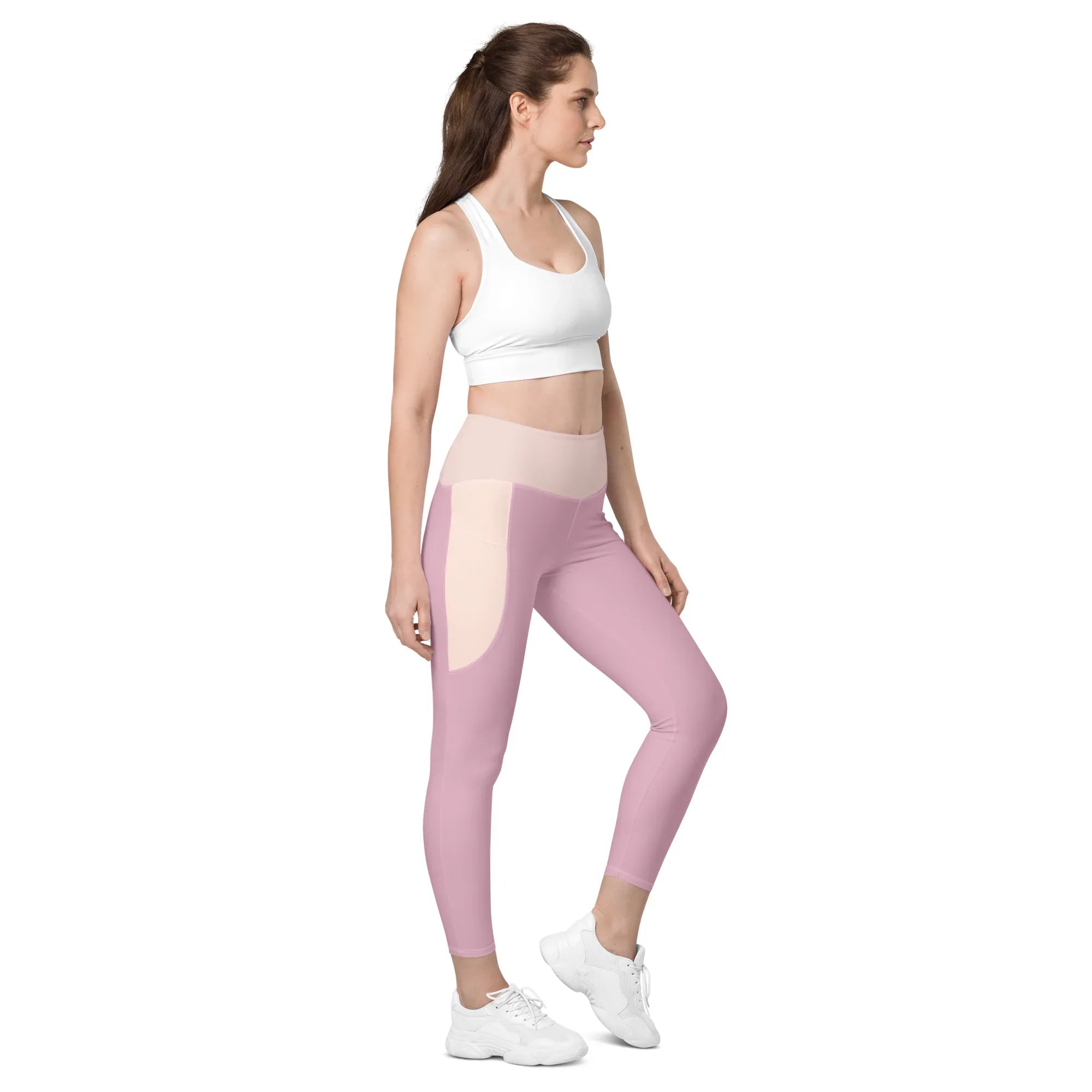 Leggings with pockets Leggings AwRans Clothing all-over-print-recycled-leggings-with-pockets-white-right-front-688017ecd97e5
