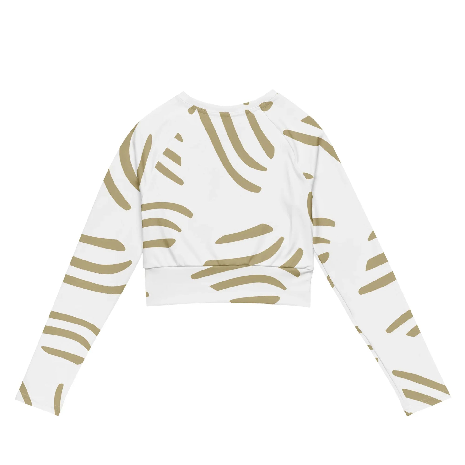 Recycled long-sleeve crop top - AwRans Clothing