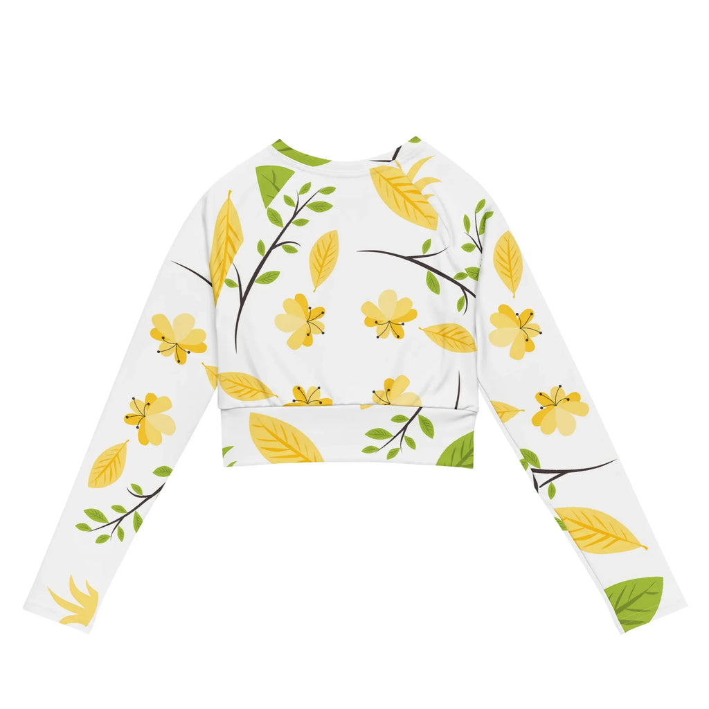 Recycled long-sleeve crop top long-sleeve crop top AwRans Clothing all-over-print-recycled-long-sleeve-crop-top-white-back-67bb6eedc4f24