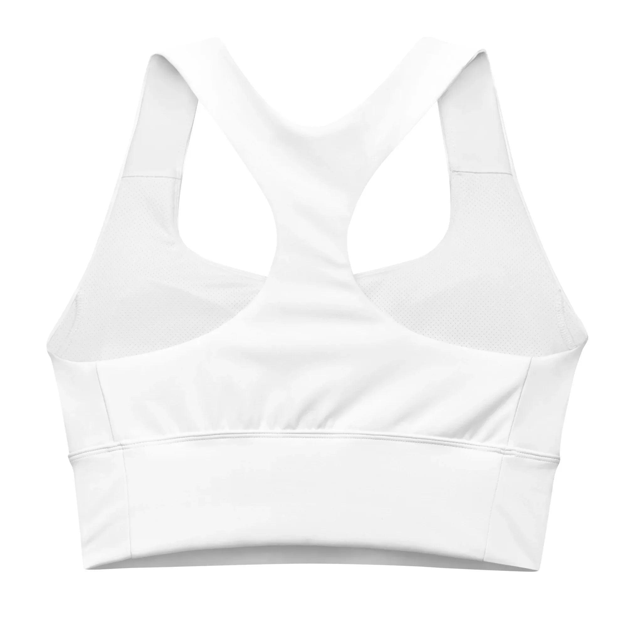 Recycled Longline Sports Bra Sports Bra AwRans Clothing all-over-print-recycled-longline-sports-bra-white-back-67ec19461e79e