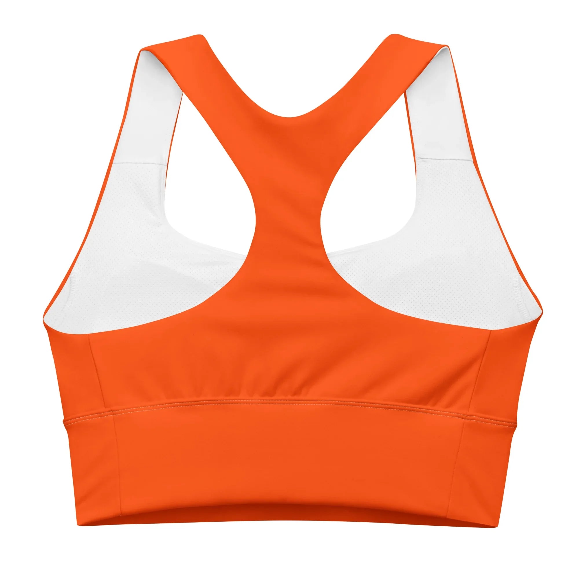 Recycled Longline Sports Bra Sports Bra AwRans Clothing all-over-print-recycled-longline-sports-bra-white-back-67ec1b2d42e8a