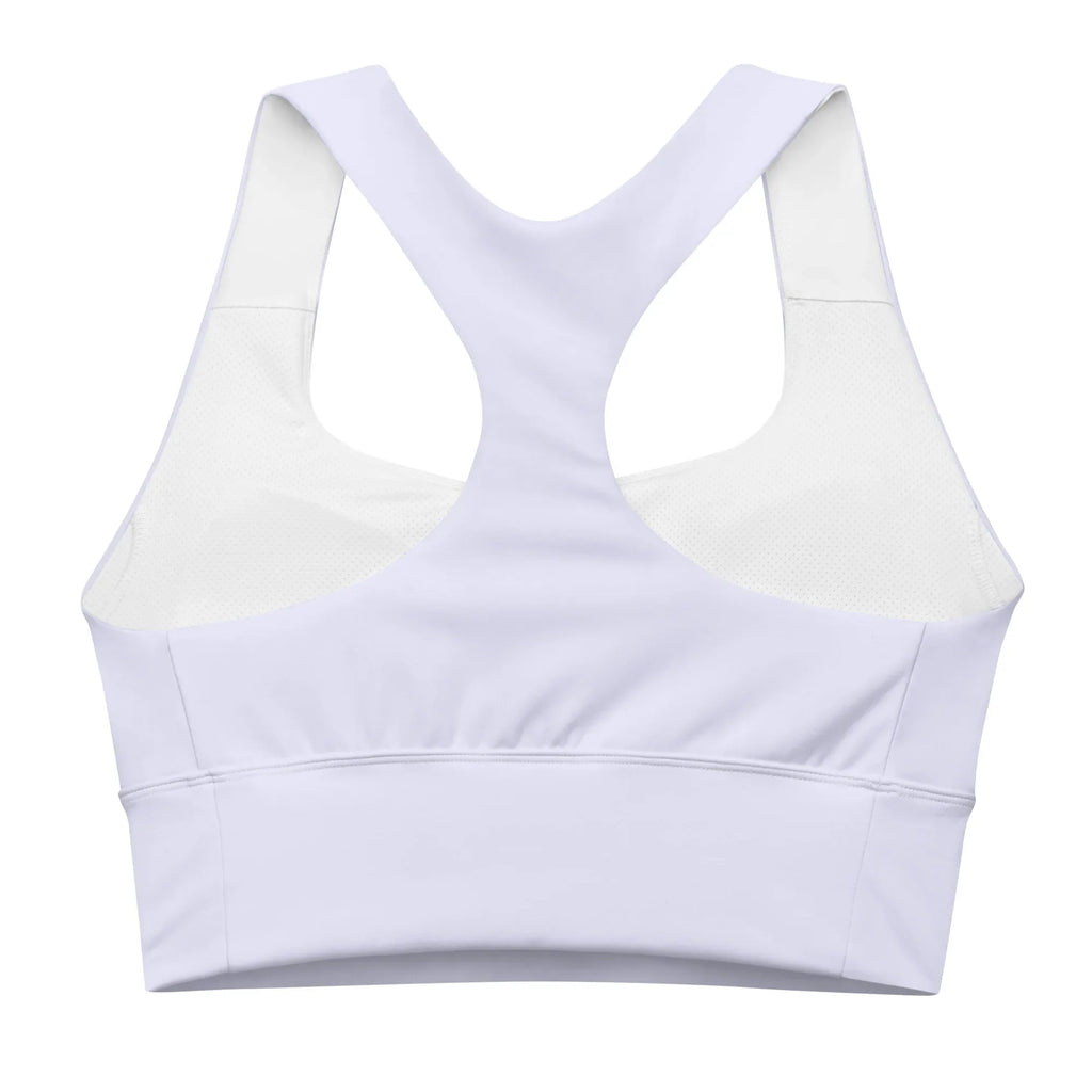 Recycled Longline Sports Bra Sports Bra AwRans Clothing all-over-print-recycled-longline-sports-bra-white-back-67ec1c21982b8