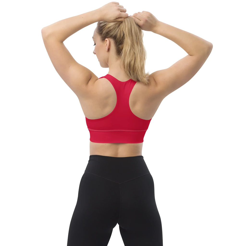 Recycled Longline Sports Bra Sports Bra AwRans Clothing all-over-print-recycled-longline-sports-bra-white-back-67ec1d923a3c8