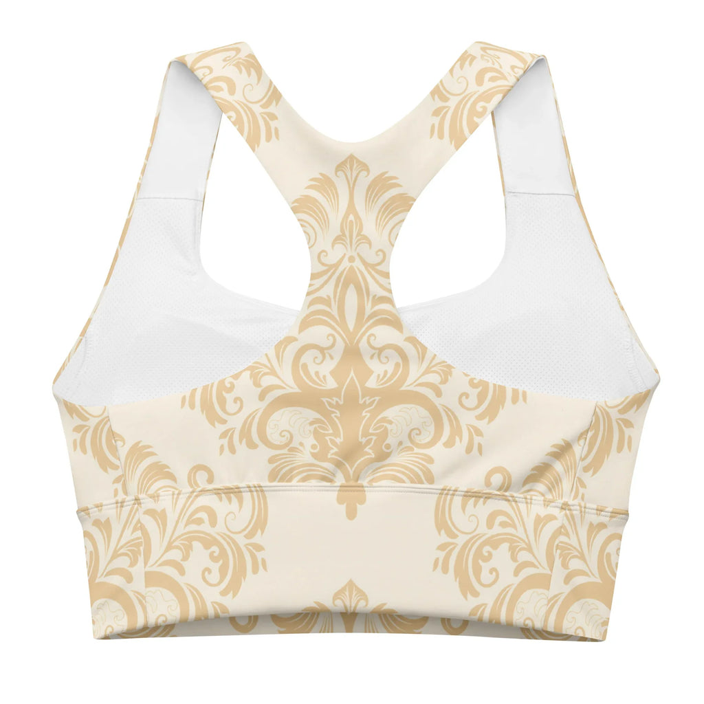Recycled Longline Sports Bra Sports Bra AwRans Clothing all-over-print-recycled-longline-sports-bra-white-back-67ec4cf2d5517