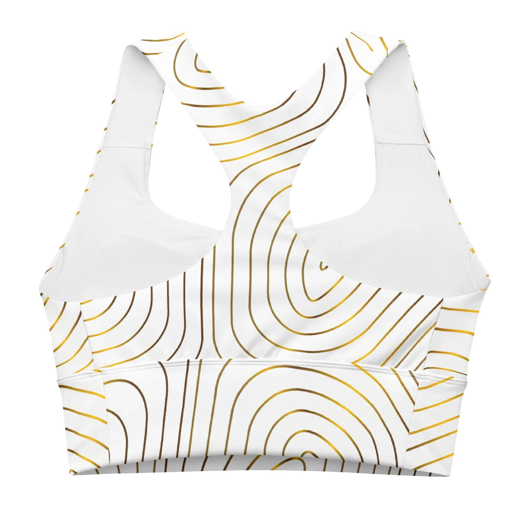 Recycled Longline Sports Bra Sports Bra AwRans Clothing all-over-print-recycled-longline-sports-bra-white-back-67ec4df1b39b8