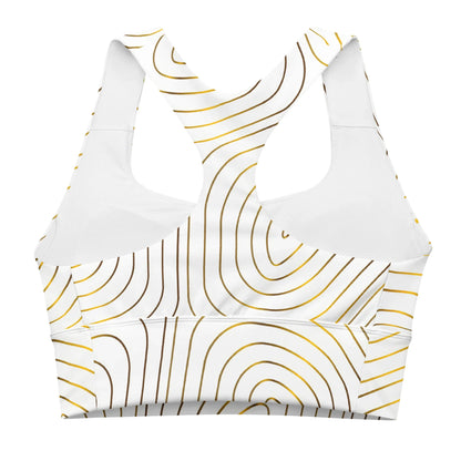Recycled Longline Sports Bra - AwRans Clothing