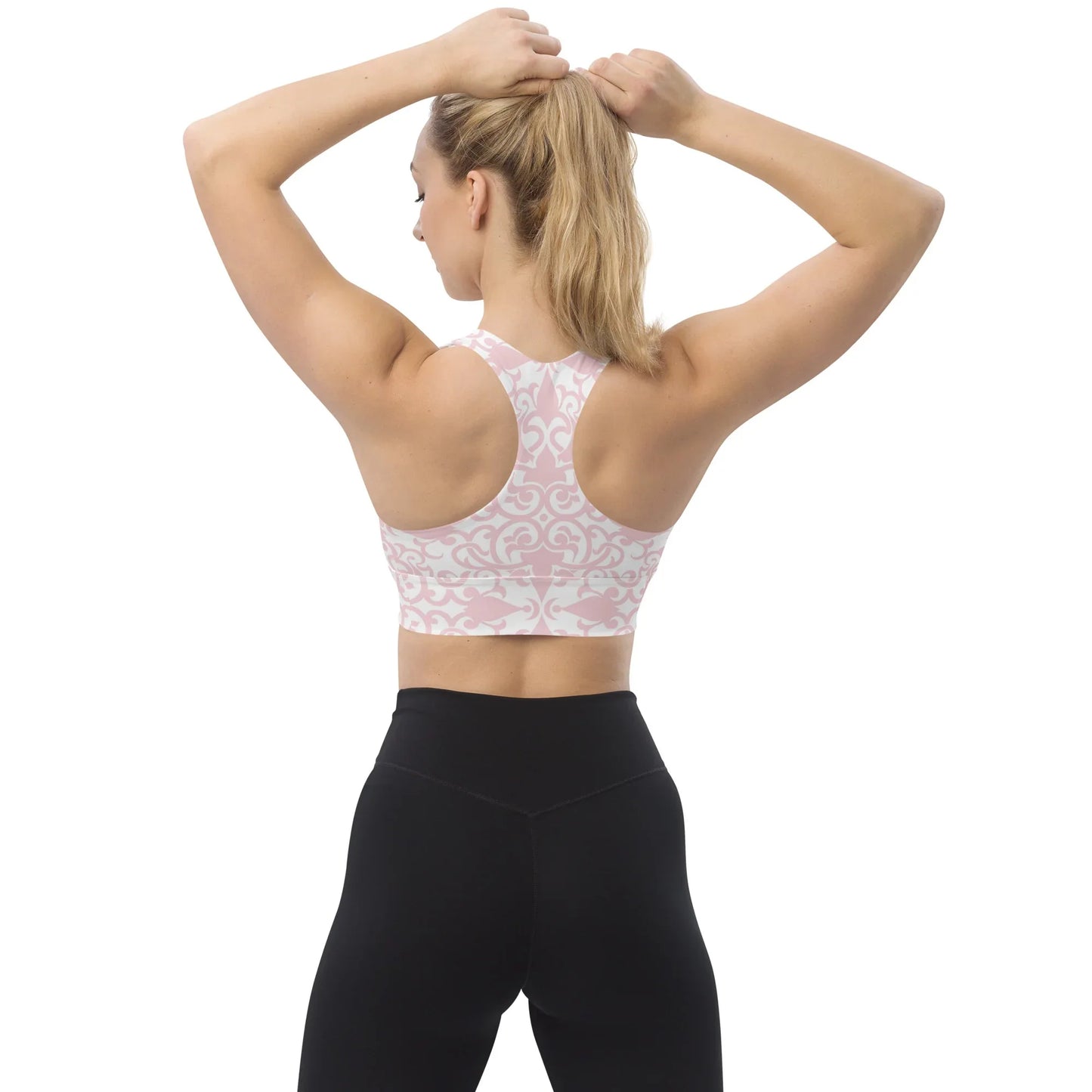 Recycled Longline Sports Bra - AwRans Clothing