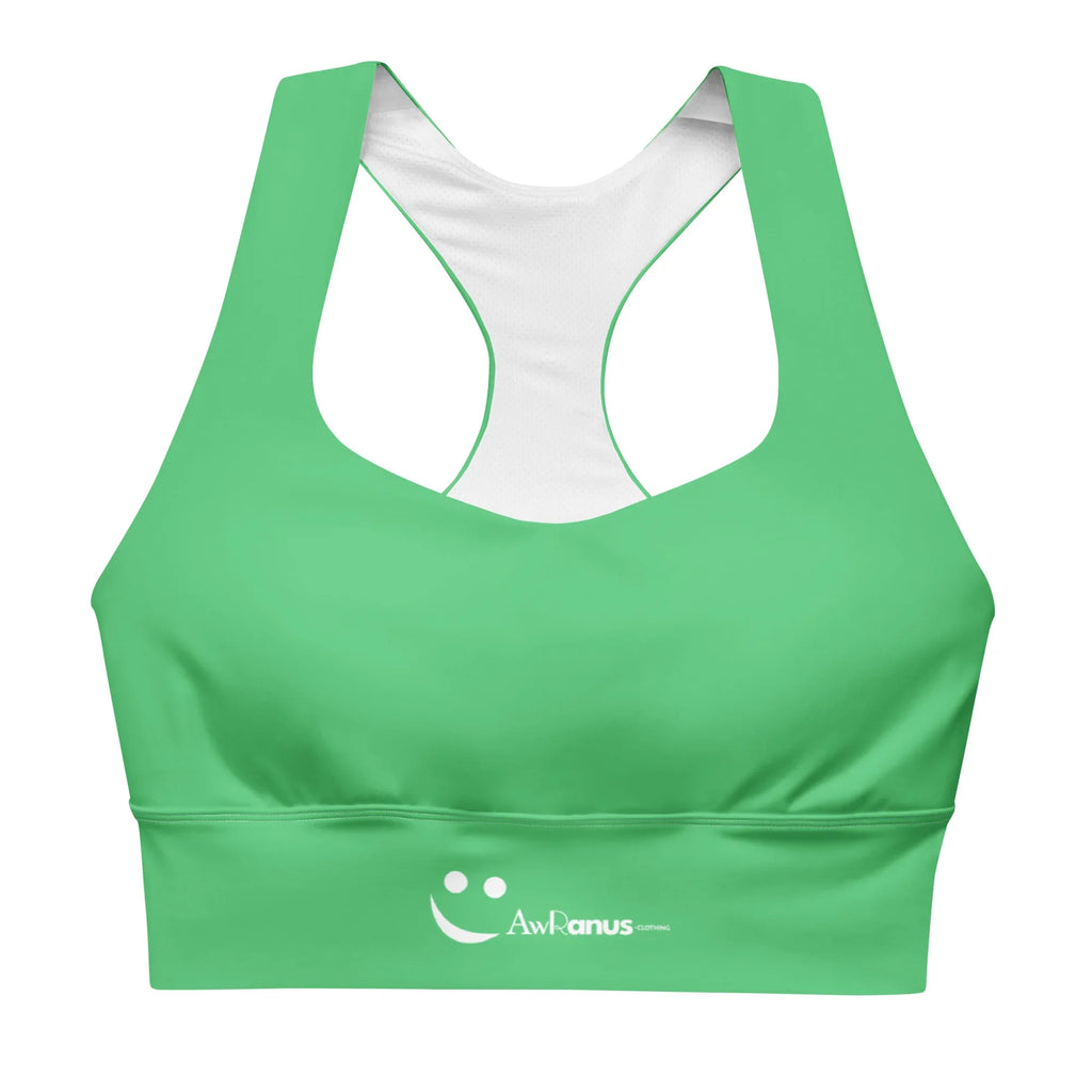 Recycled Longline Sports Bra 3XL Sports Bra AwRans Clothing all-over-print-recycled-longline-sports-bra-white-front-67ec172717912