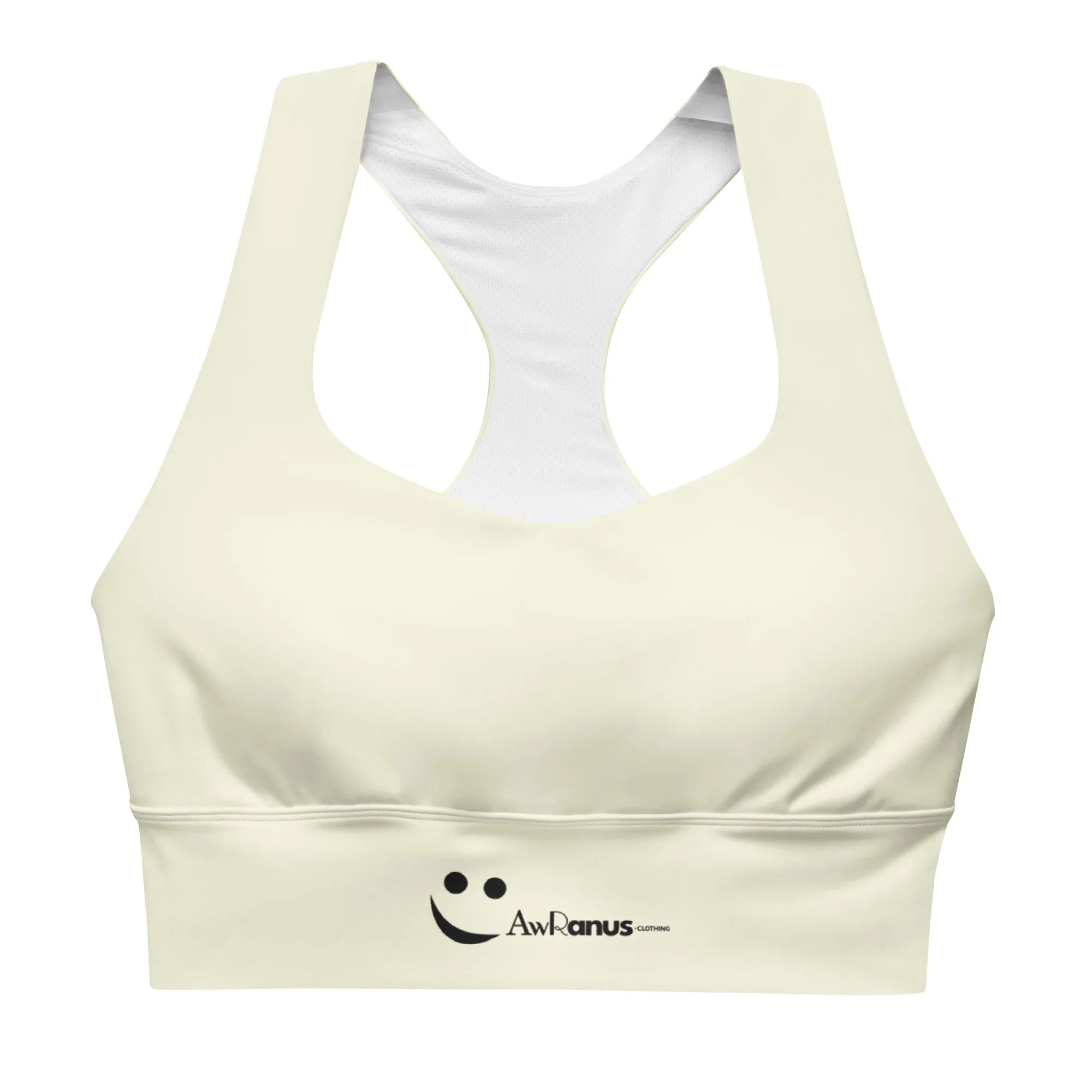 Recycled Longline Sports Bra 3XL Sports Bra AwRans Clothing all-over-print-recycled-longline-sports-bra-white-front-67ec17a110a83