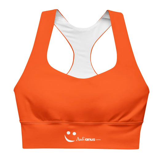 Recycled Longline Sports Bra - AwRans Clothing