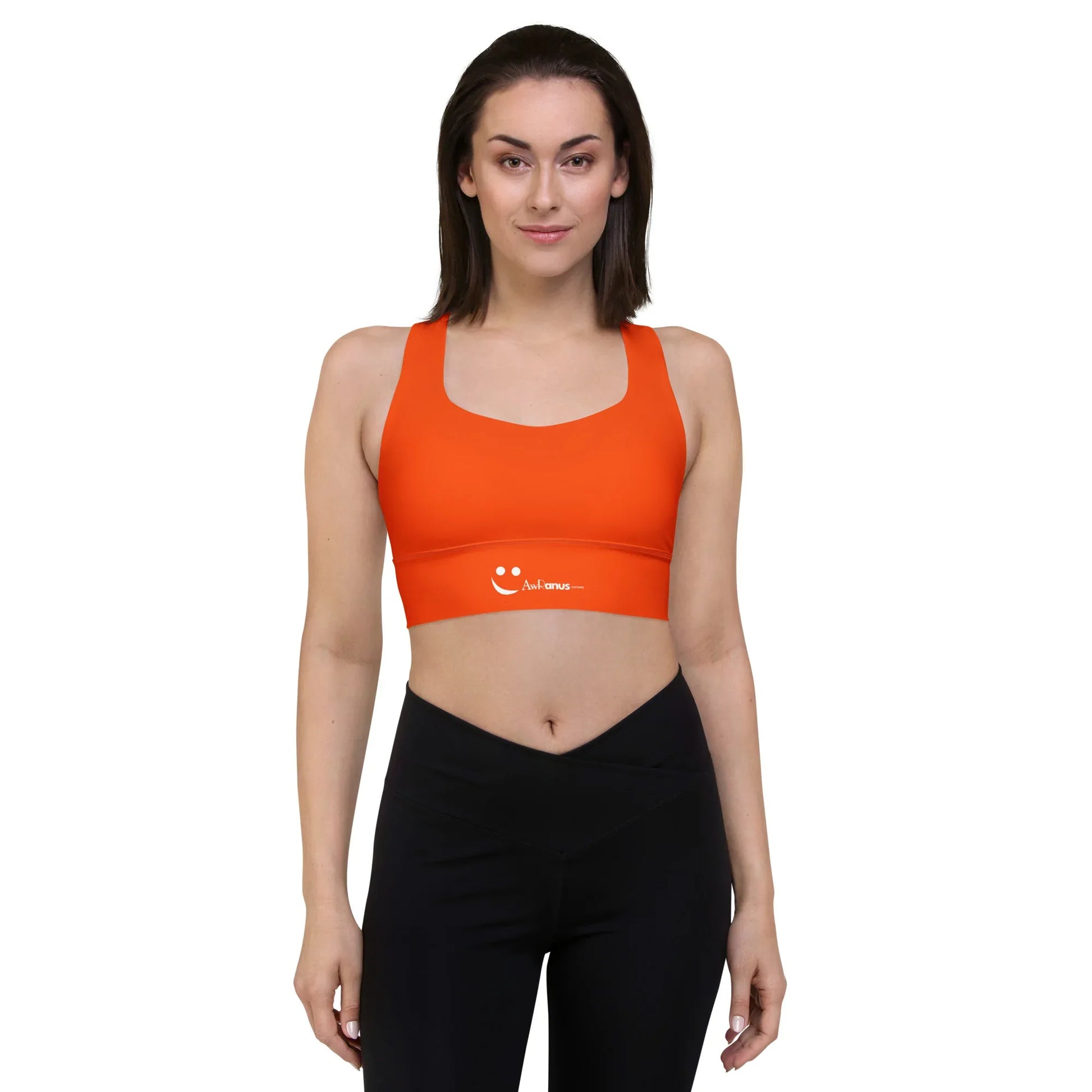 Recycled Longline Sports Bra - AwRans Clothing
