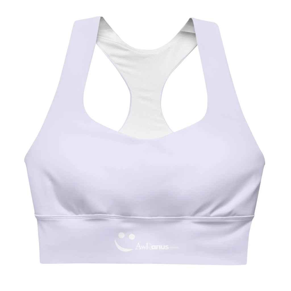 Recycled Longline Sports Bra 3XL Sports Bra AwRans Clothing all-over-print-recycled-longline-sports-bra-white-front-67ec1c2196798
