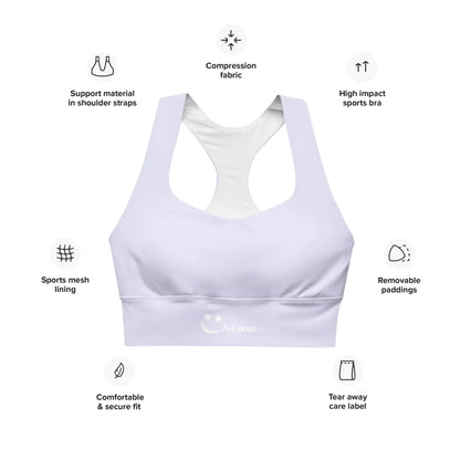 Recycled Longline Sports Bra - AwRans Clothing